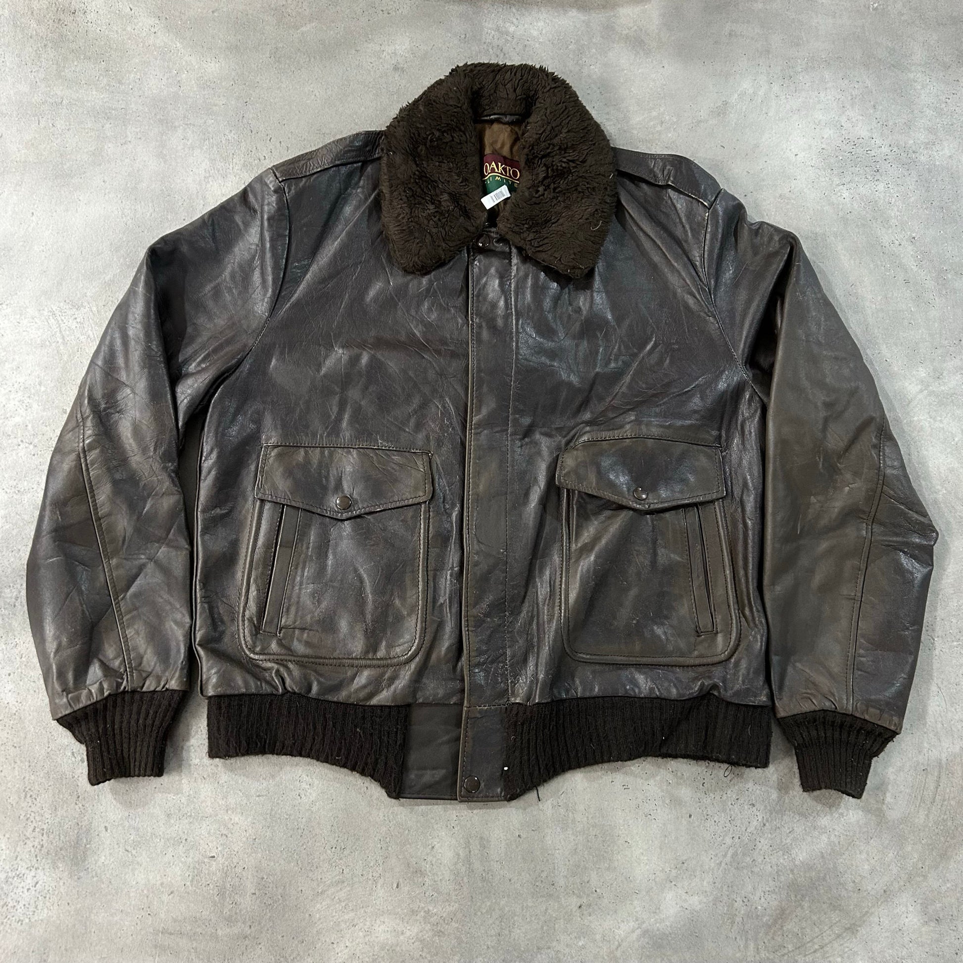 Vintage 70s-90s Military Flight Leather Jackets