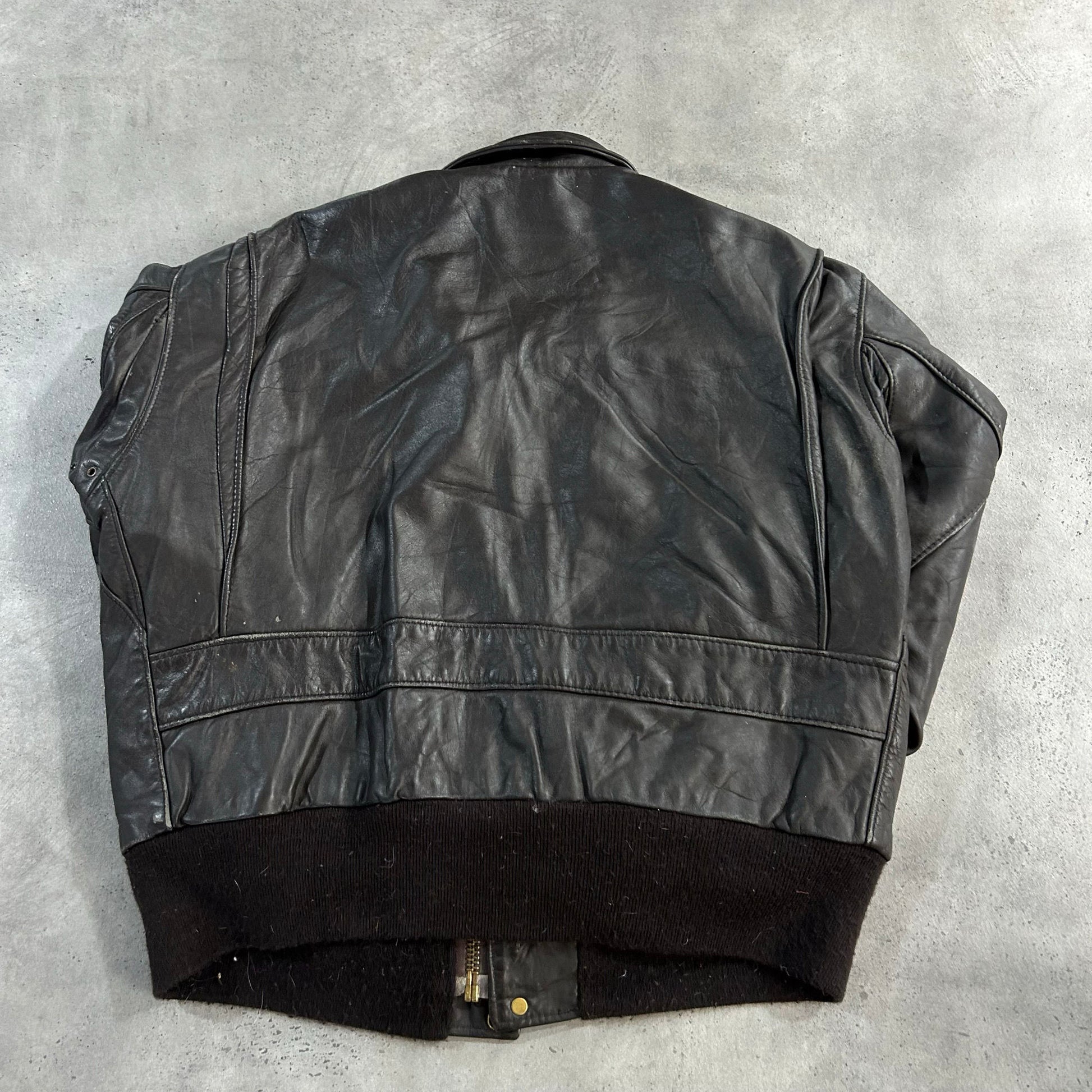 Vintage 70s-90s USA Schott Military Flight Leather Jackets