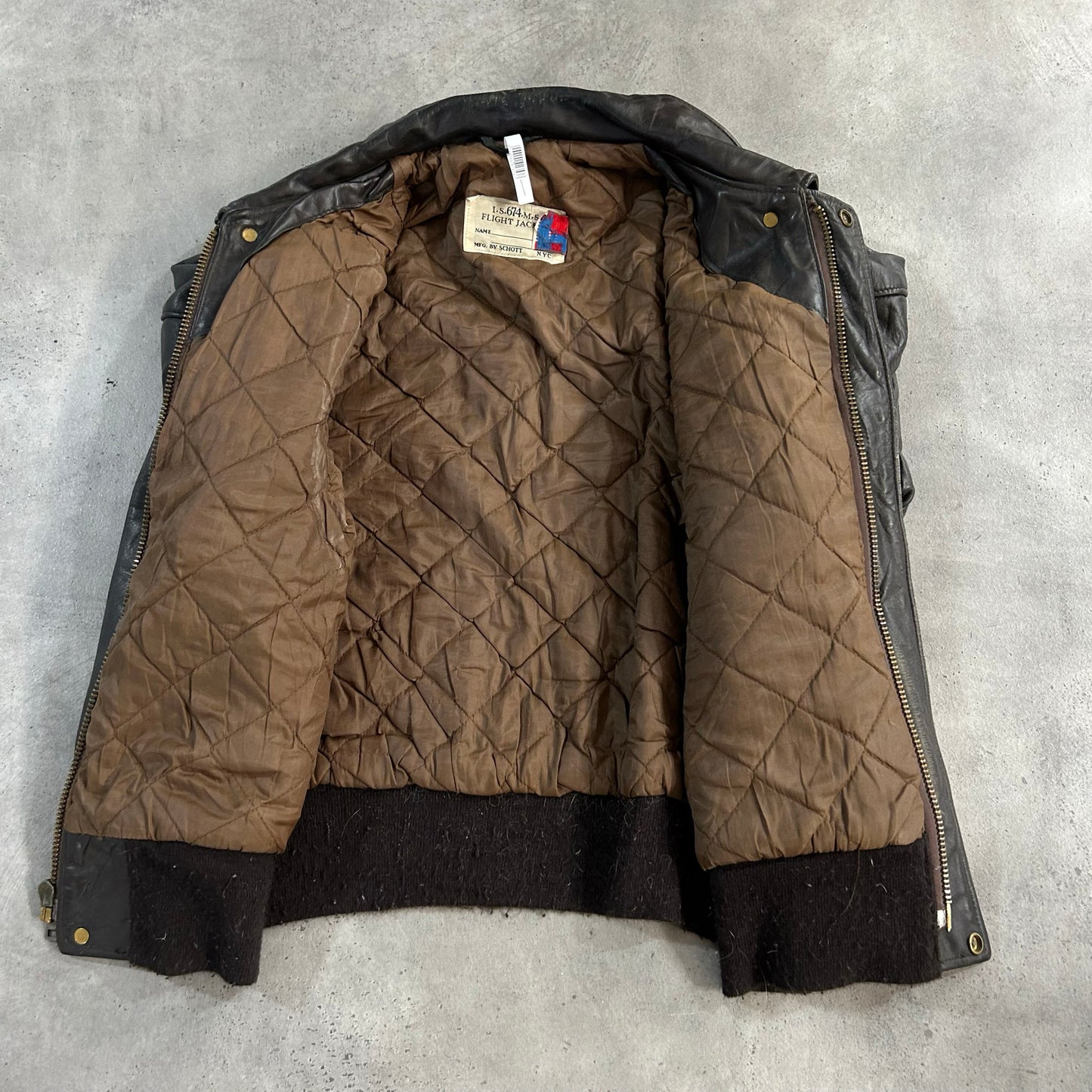 Vintage 70s-90s USA Schott Military Flight Leather Jackets