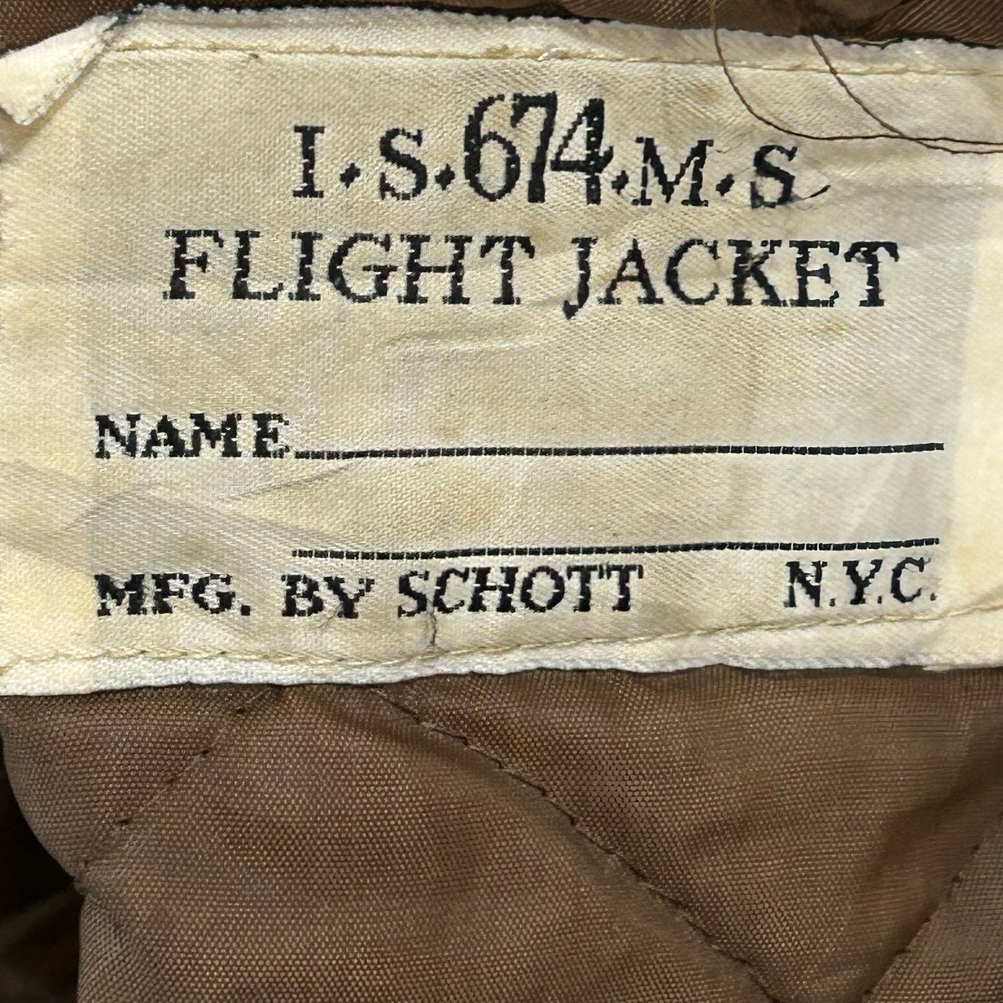 Vintage 70s-90s USA Schott Military Flight Leather Jackets
