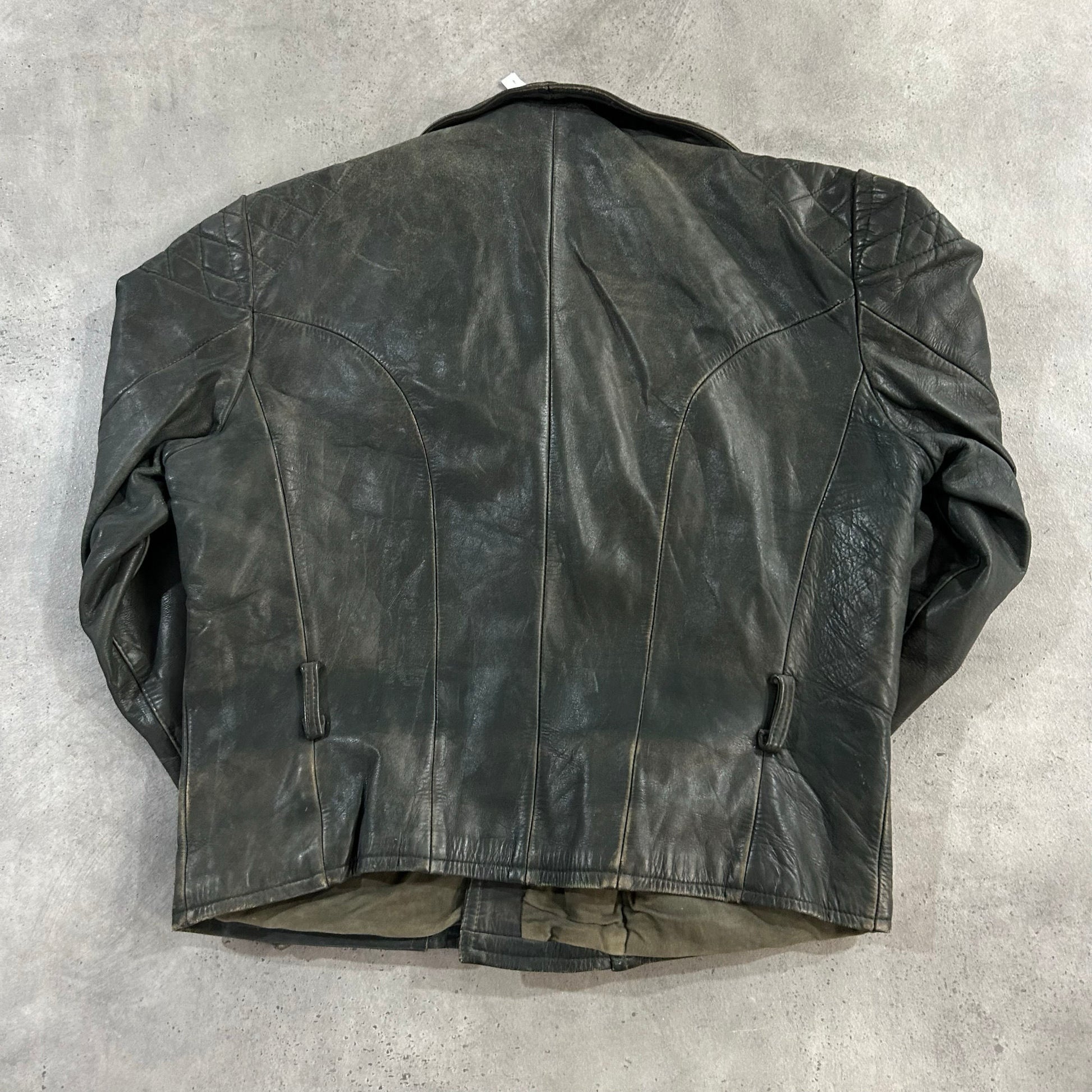 Vintage 50s-60s Germany Retro Double Rider Leather Jackets