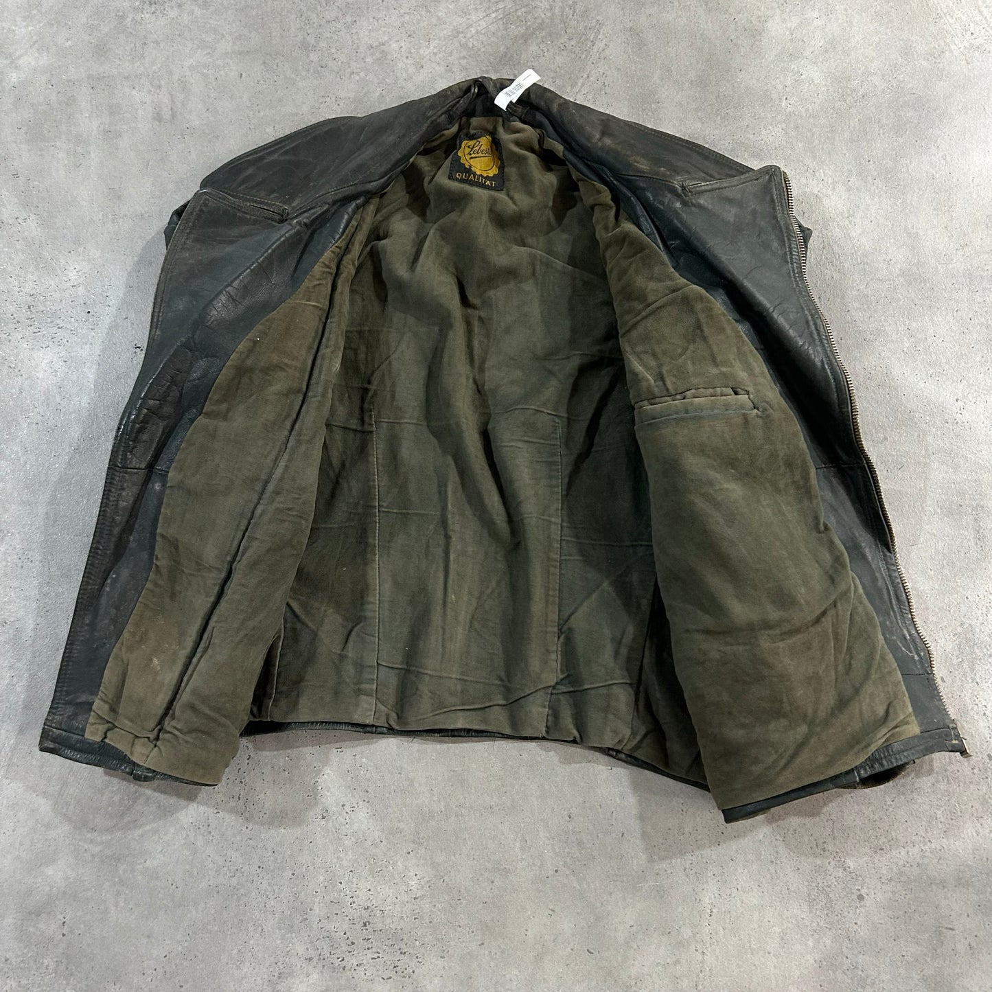 Vintage 50s-60s Germany Retro Double Rider Leather Jackets