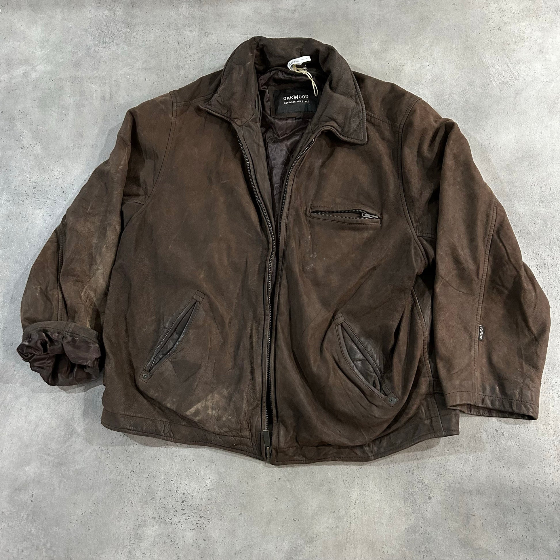 Vintage Oakwood Retro Leather Jackets