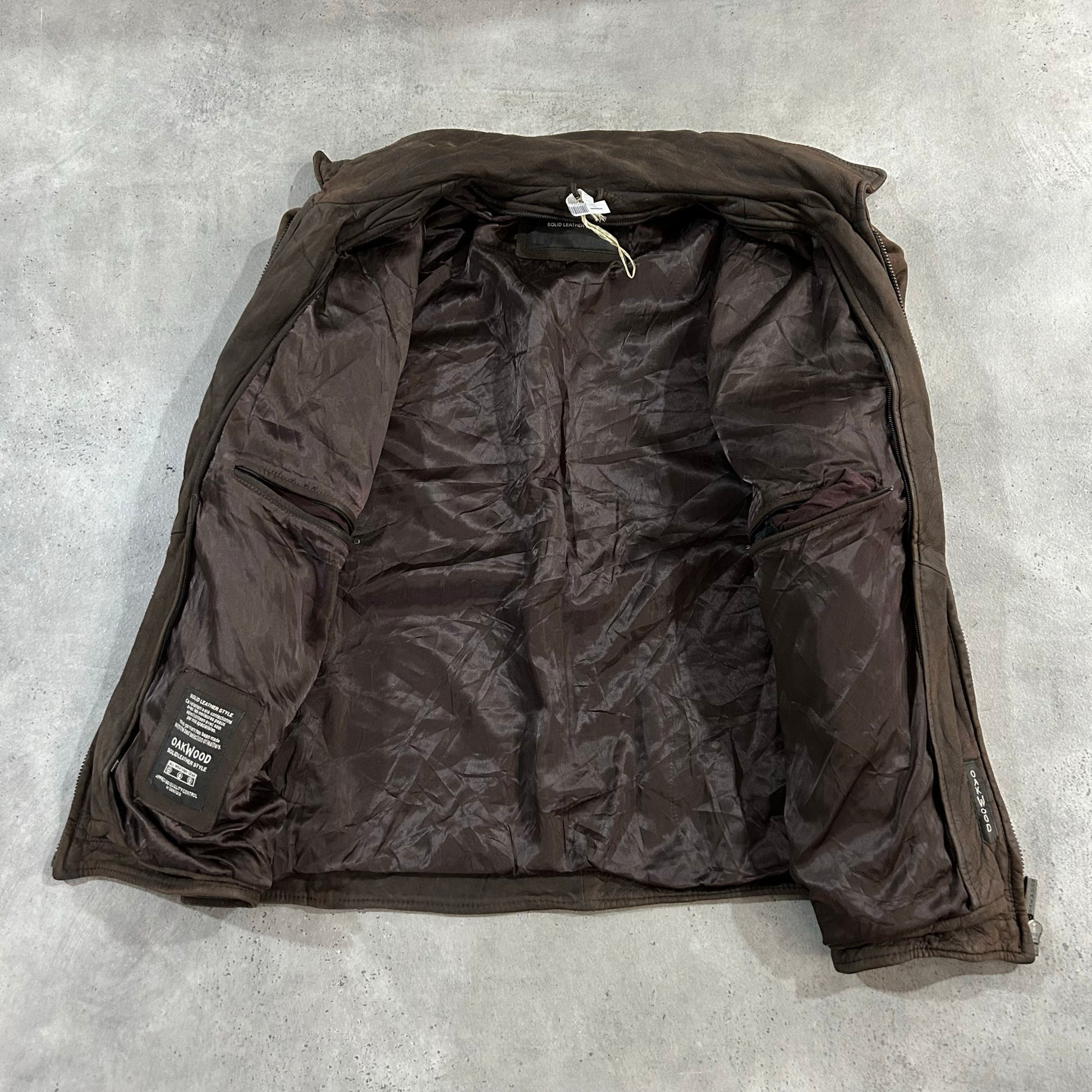 Vintage Oakwood Retro Leather Jackets