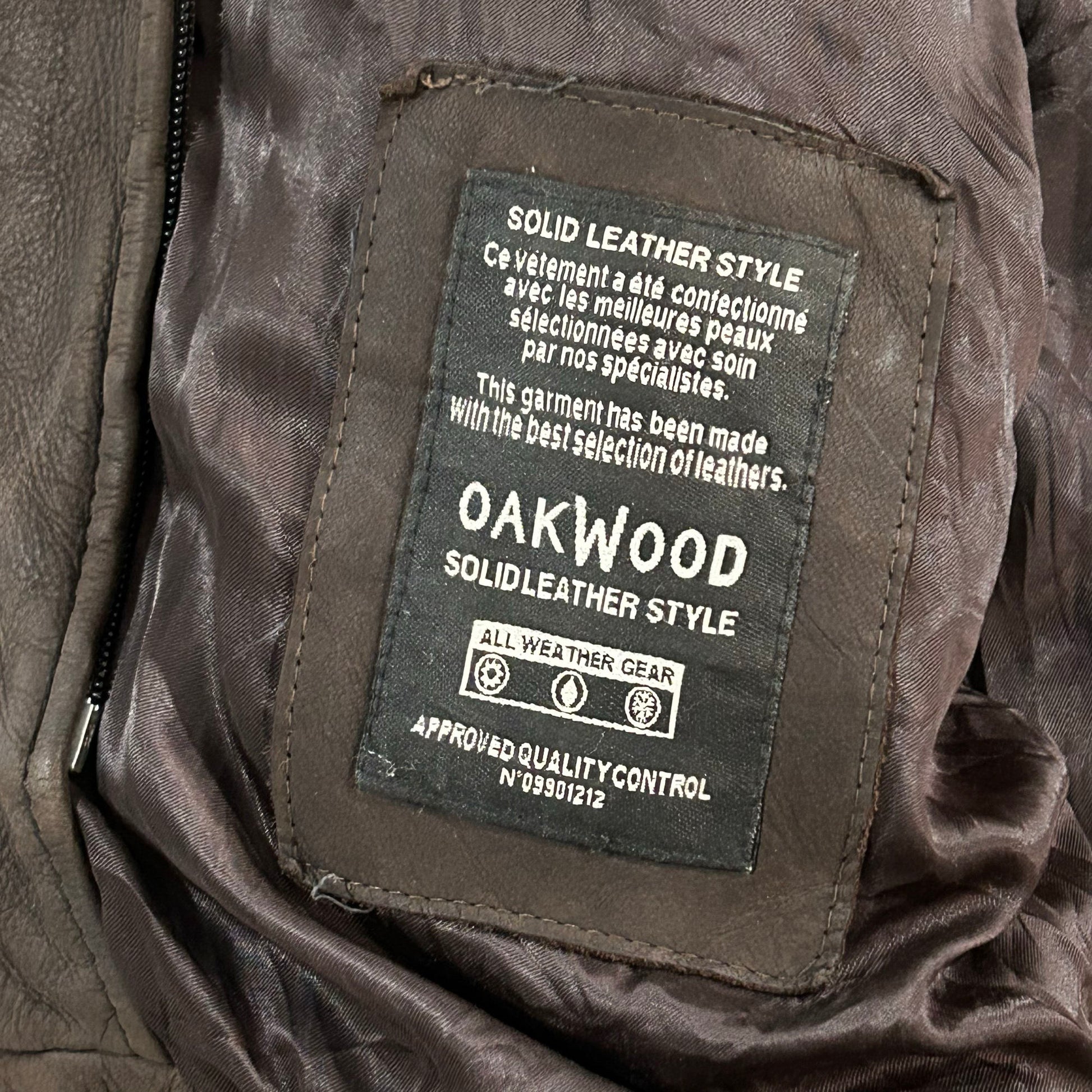 Vintage Oakwood Retro Leather Jackets