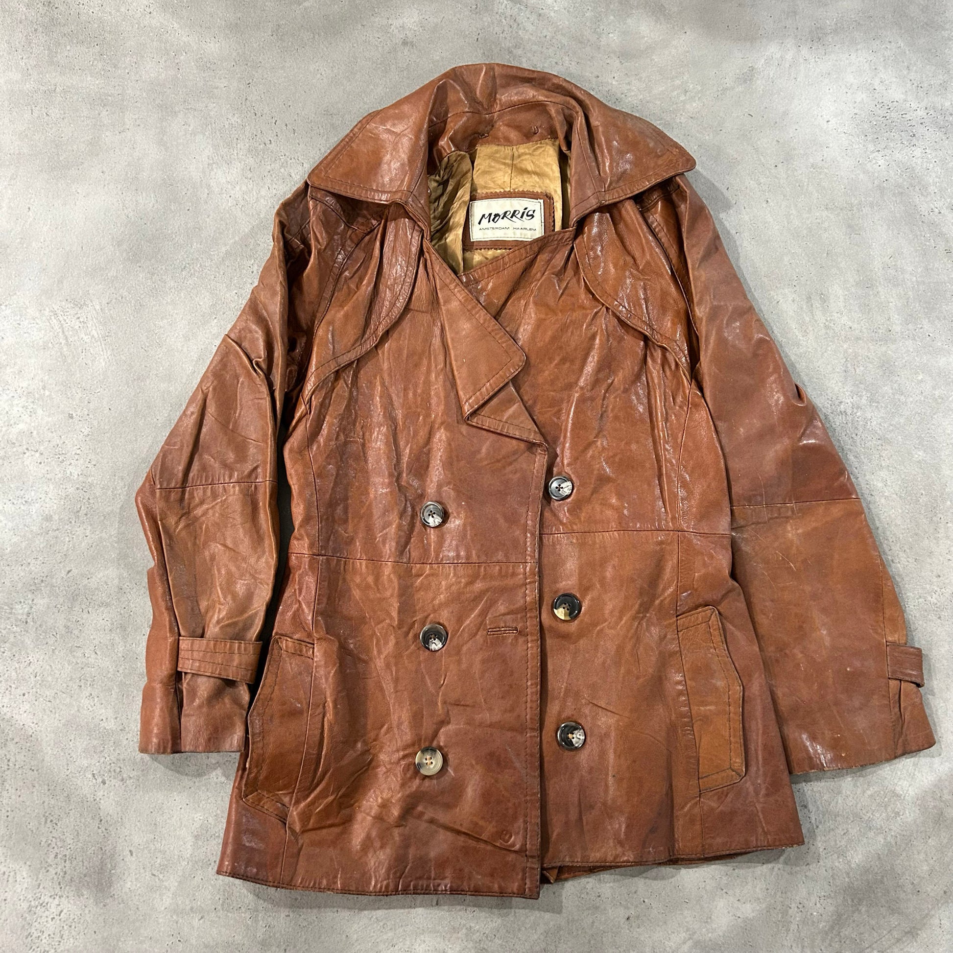 Vintage 70s-90s Netherlands Mid-Length Leather Jackets