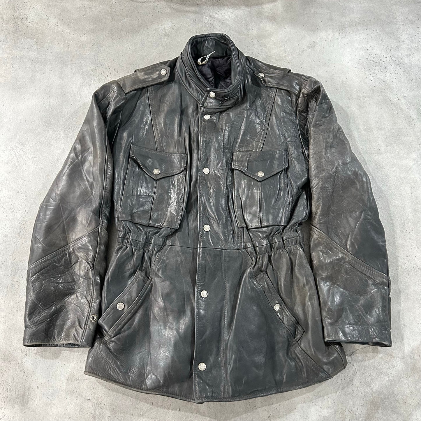 Vintage 70s-90s France Mid-Length Leather Jackets