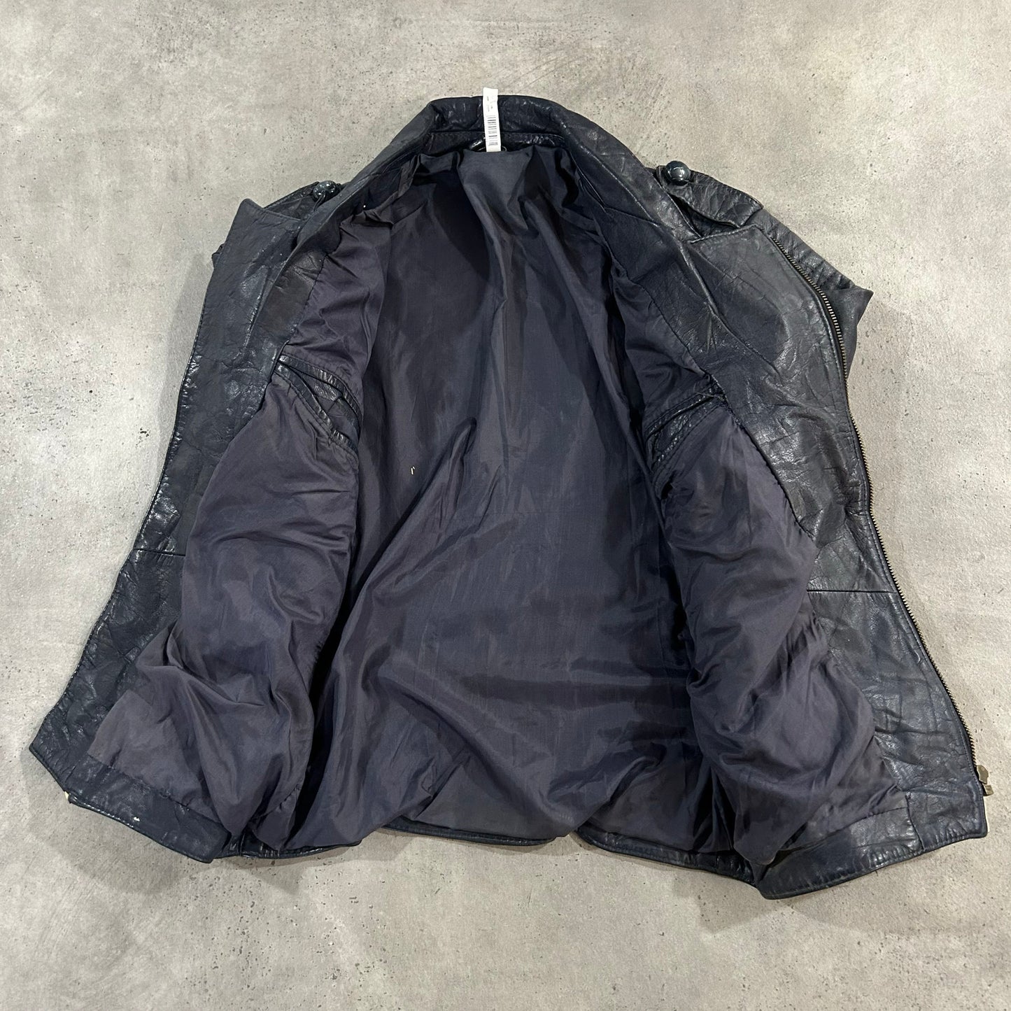 Vintage 70s-90s Germany Retro Double Rider Leather Jackets
