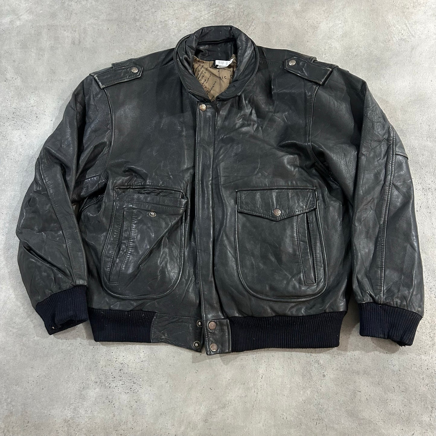 Vintage 70s-90s Military Flight Leather Jackets