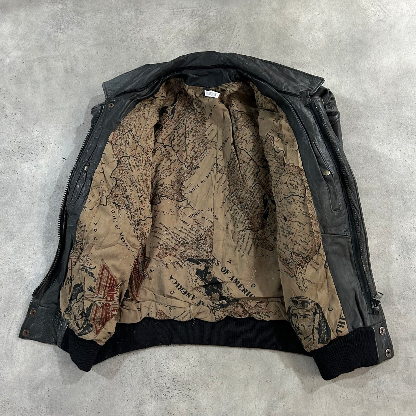 Vintage 70s-90s Military Flight Leather Jackets