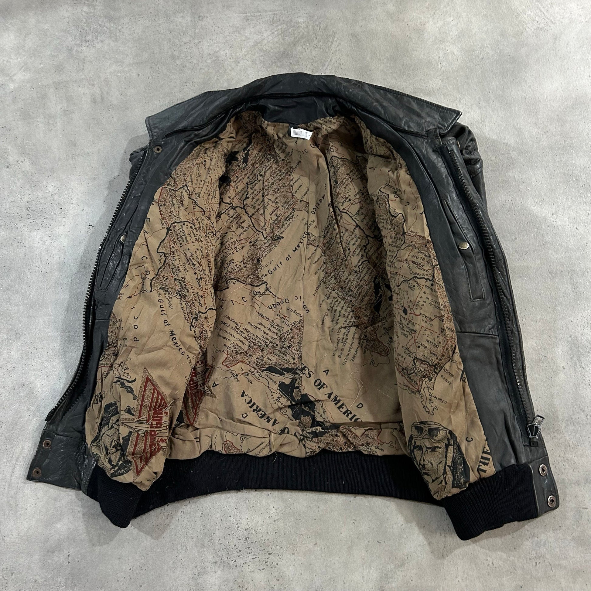 Vintage 70s-90s Military Flight Leather Jackets