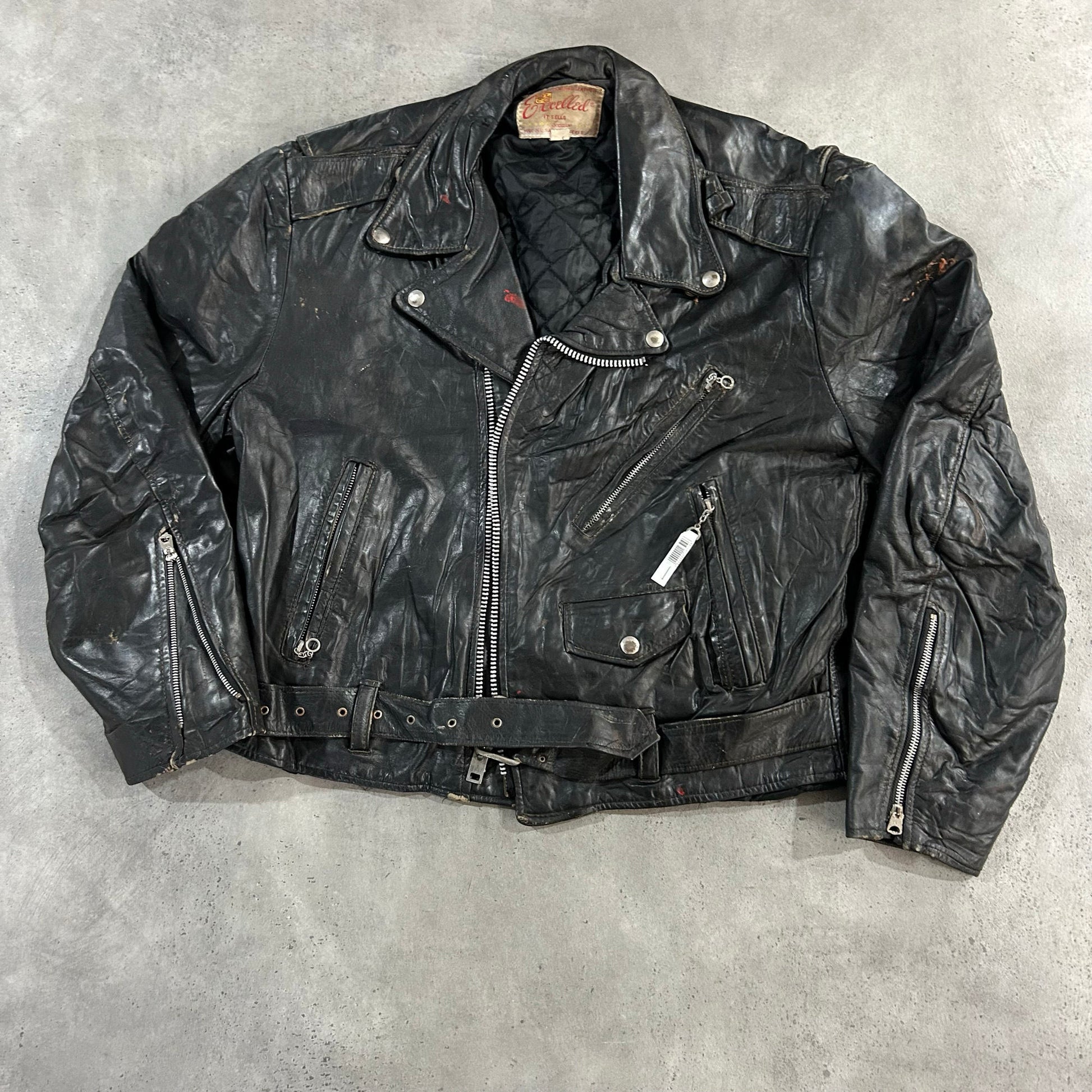 Vintage 70s-90s USA Retro Double Rider Leather Jackets