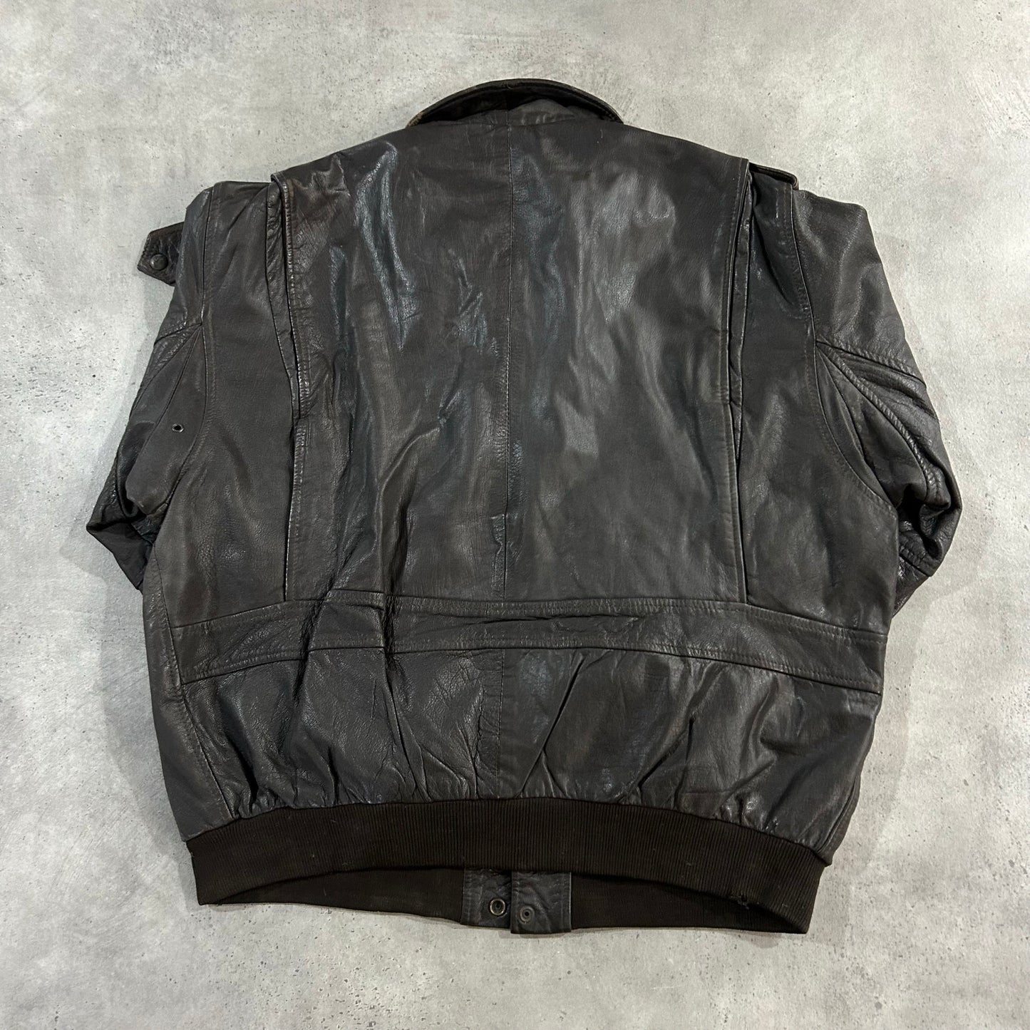 Vintage 70s-90s France Military A-2 Leather Jackets