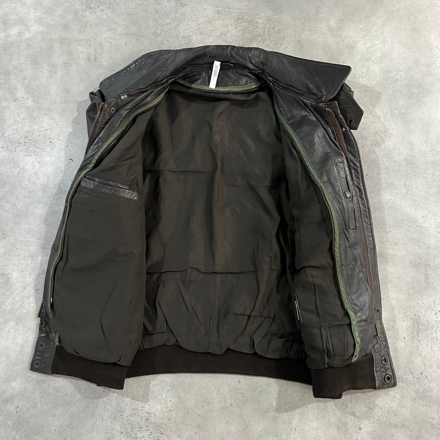Vintage 70s-90s France Military A-2 Leather Jackets