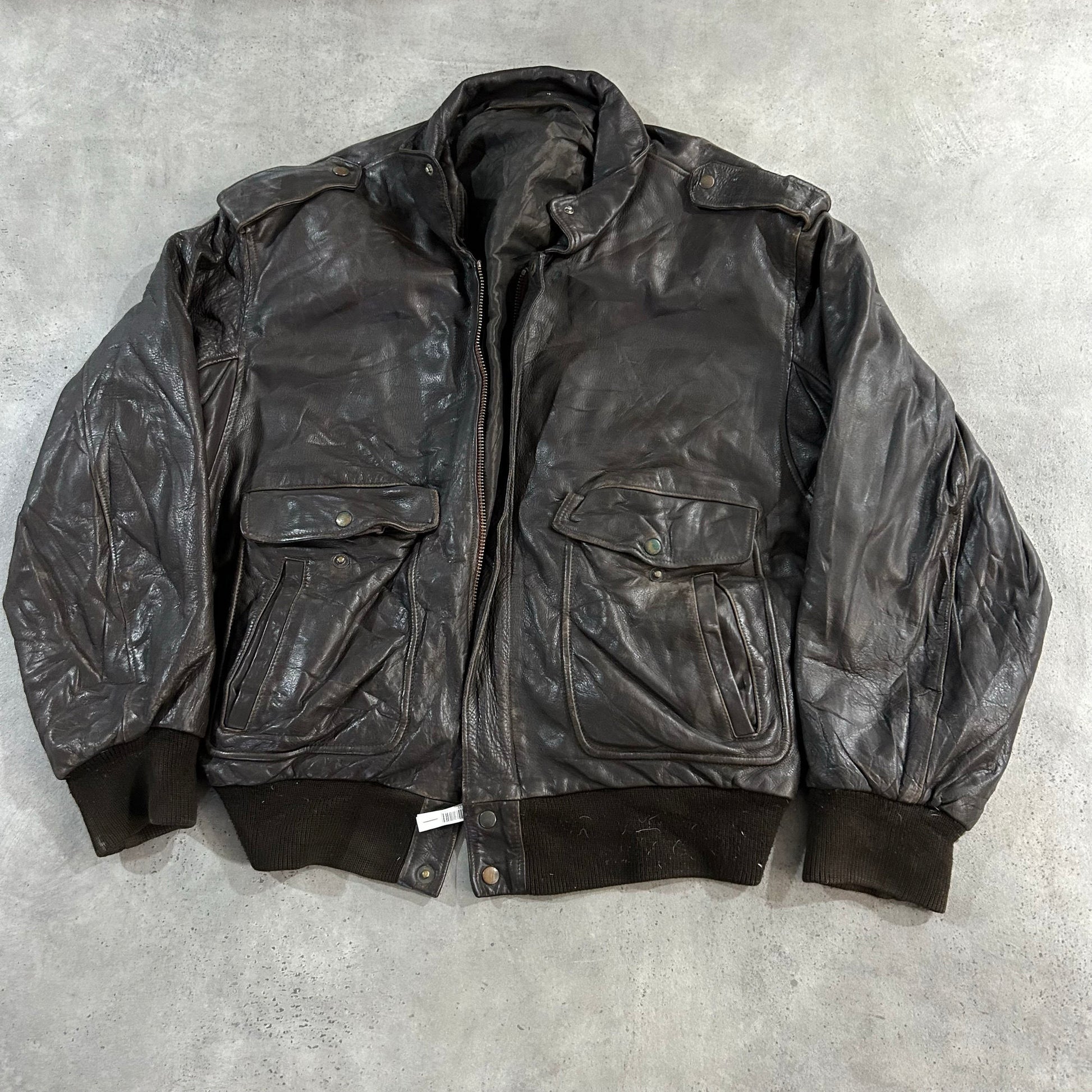Vintage 70s-90s Military Flight Leather Jackets