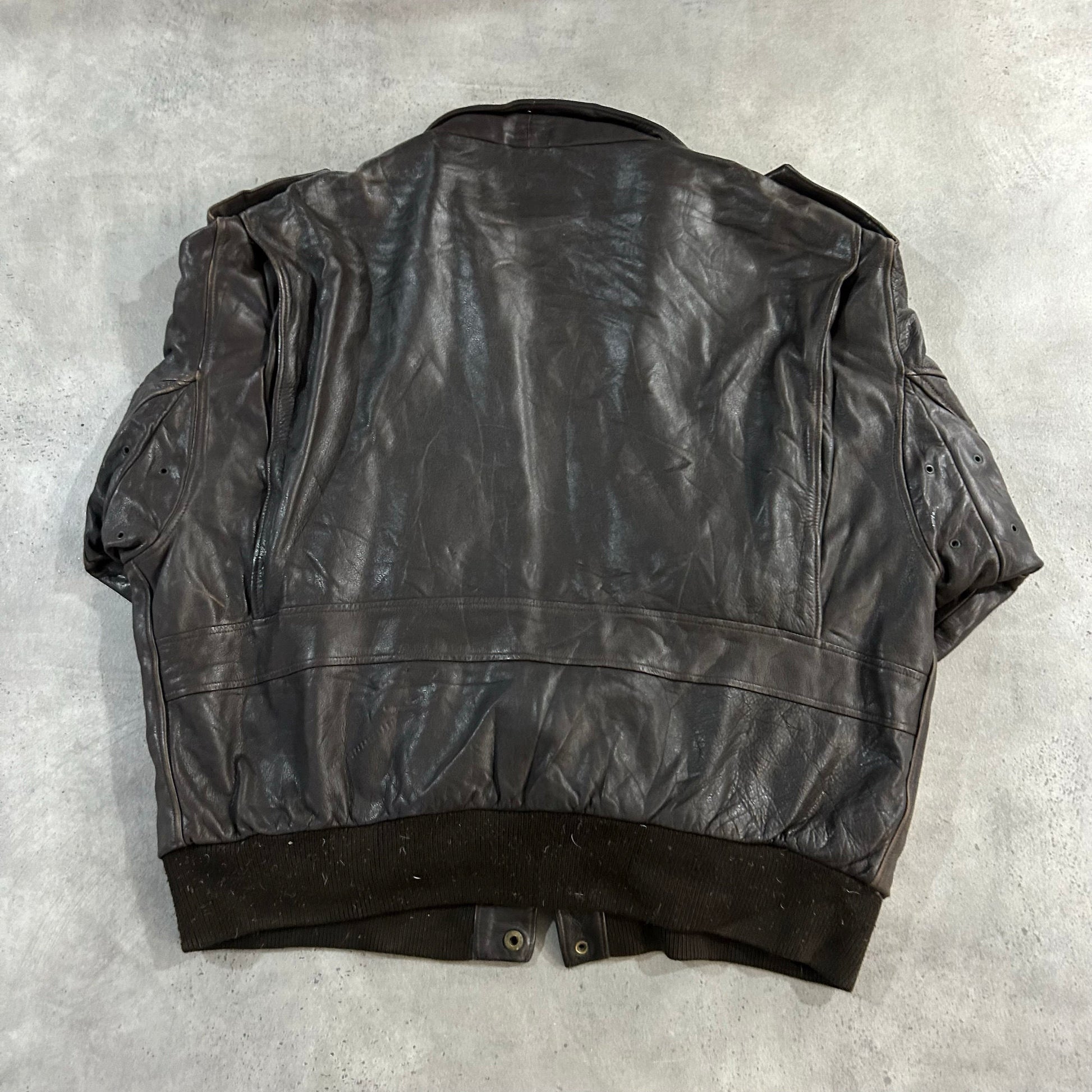 Vintage 70s-90s Military Flight Leather Jackets