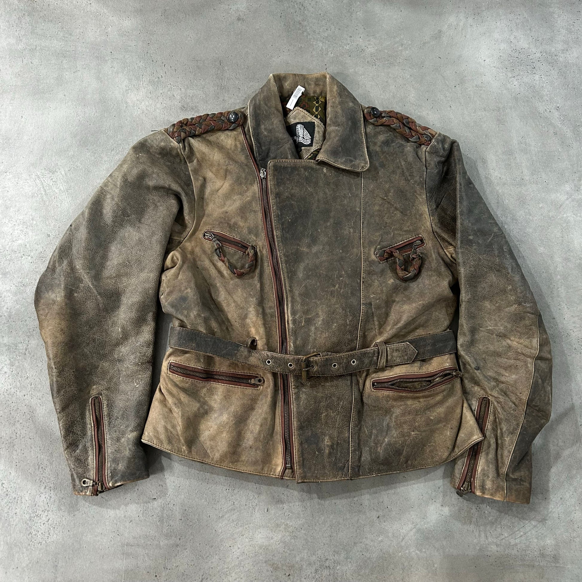 Vintage 70s-90s Norway Double Rider Leather Jackets