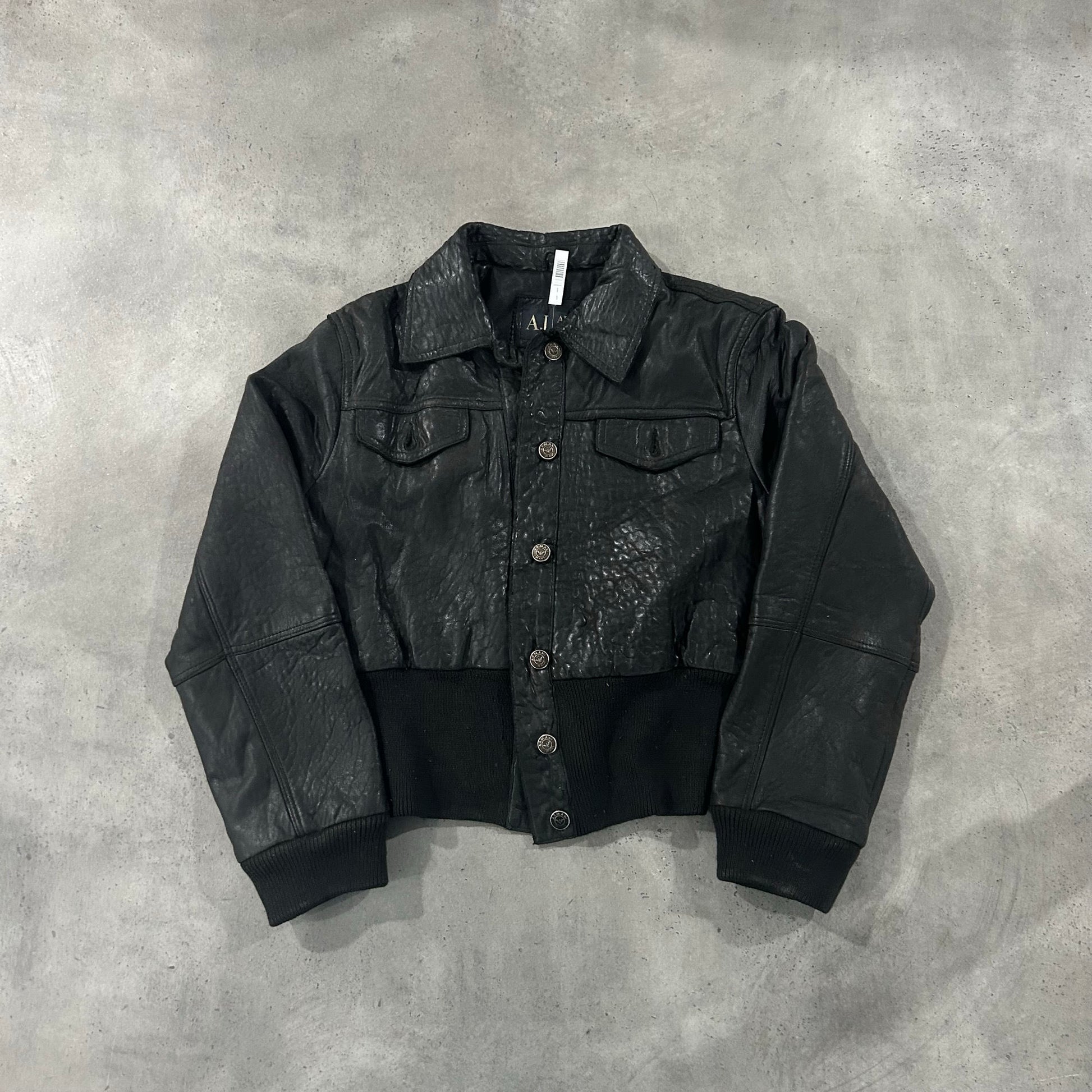 Vintage 70s-90s Italy Armani Pre-owned Luxury Flight Leather Jackets