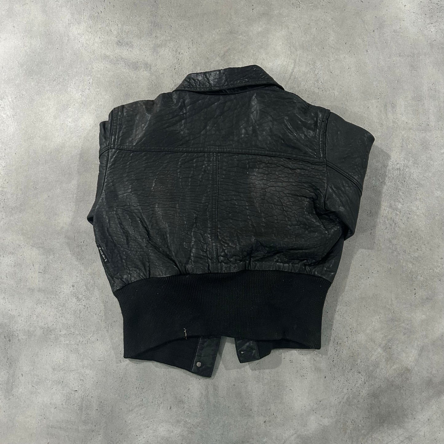 Vintage 70s-90s Italy Armani Pre-owned Luxury Flight Leather Jackets