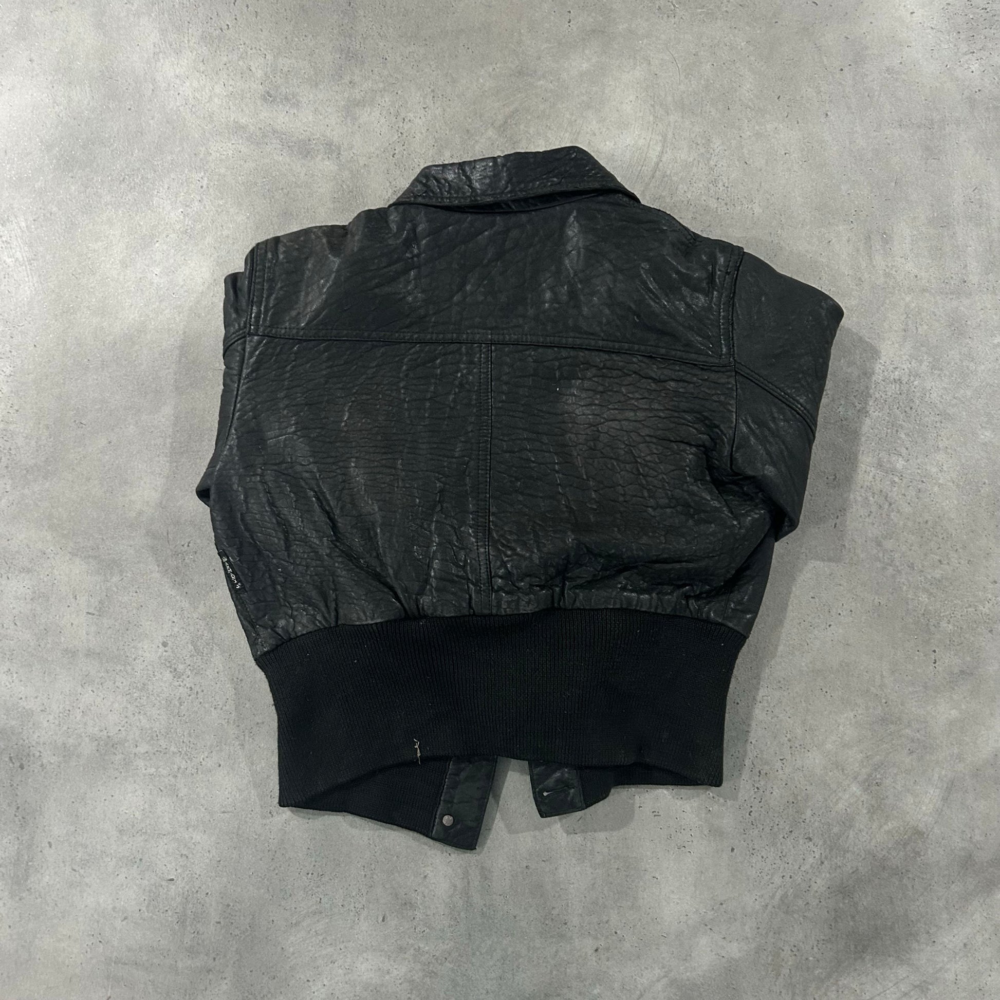 Vintage 70s-90s Italy Armani Pre-owned Luxury Flight Leather Jackets
