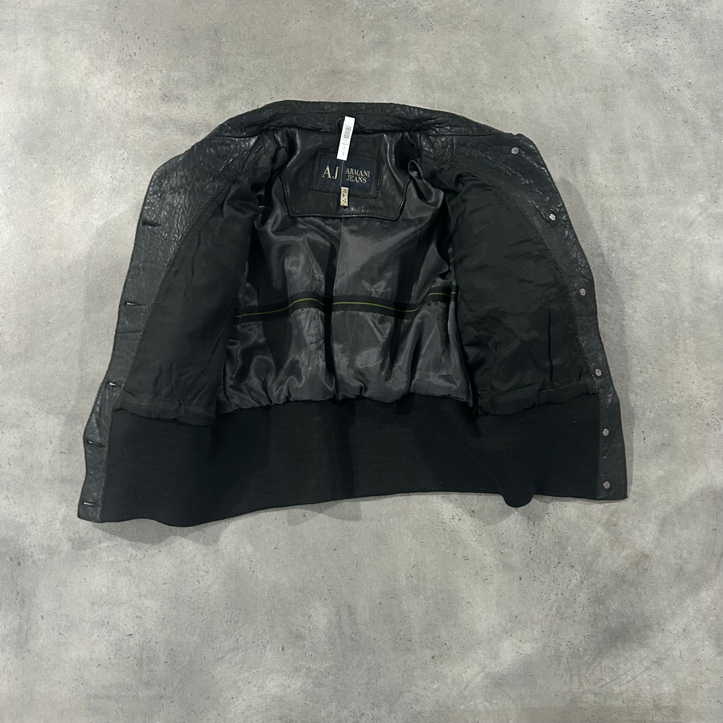 Vintage 70s-90s Italy Armani Pre-owned Luxury Flight Leather Jackets
