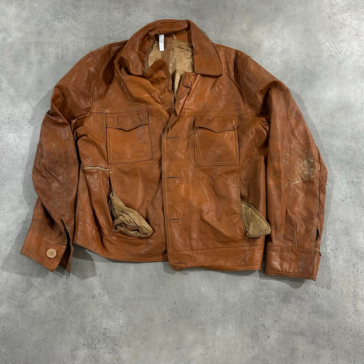 Vintage Workwear Leather Jackets