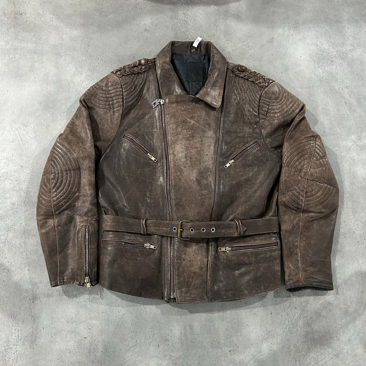 Vintage Retro Double Rider Leather Jackets