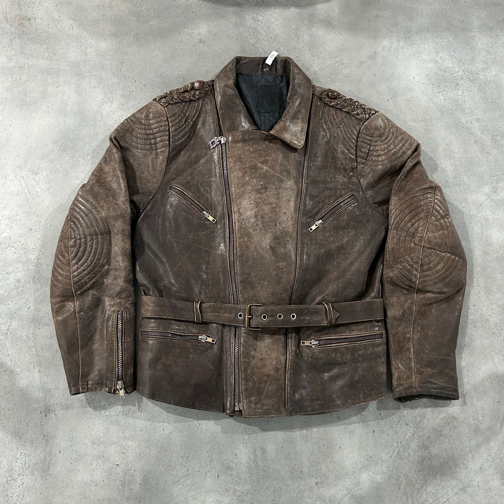 Vintage Retro Double Rider Leather Jackets