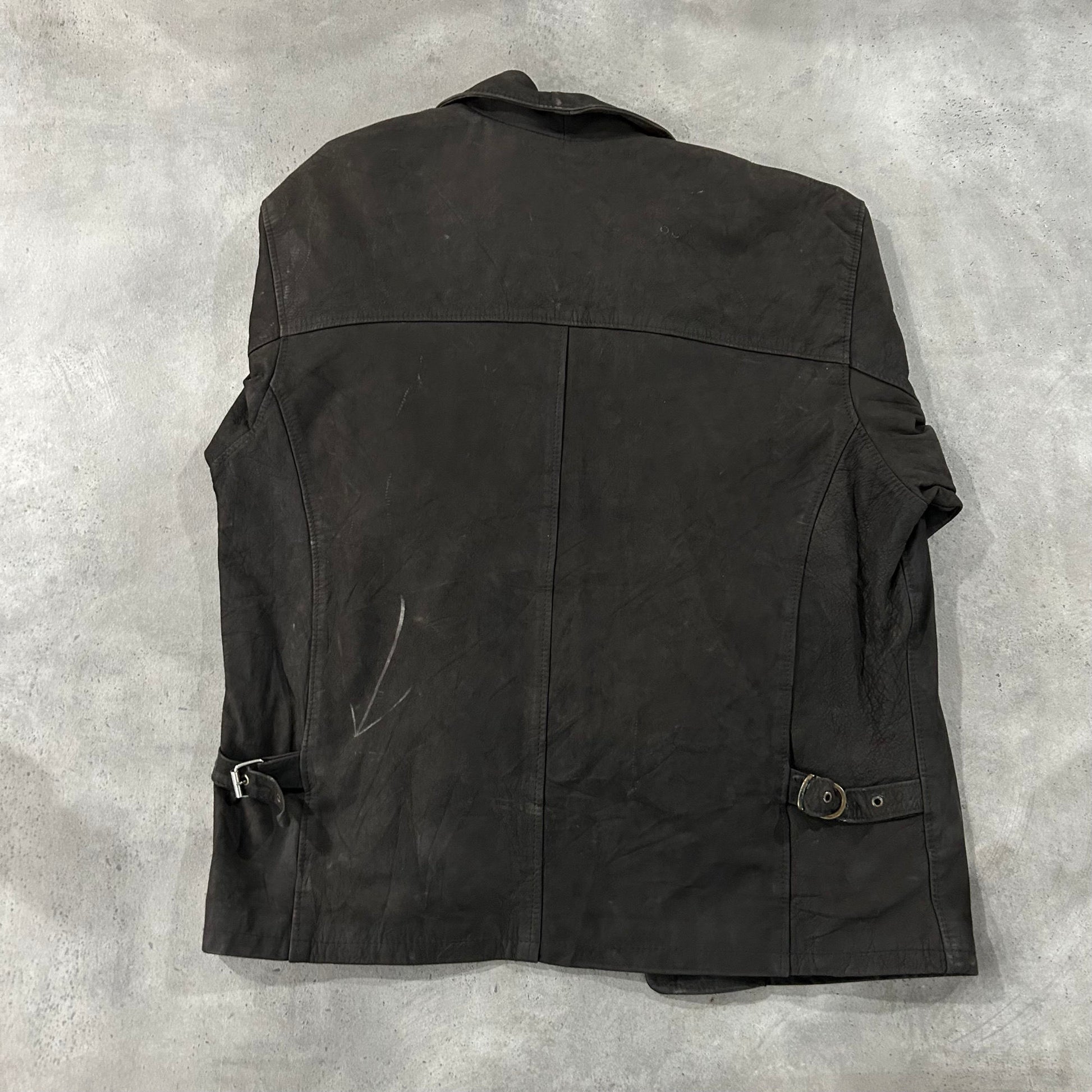 Vintage Retro Mid-Length Leather Jackets