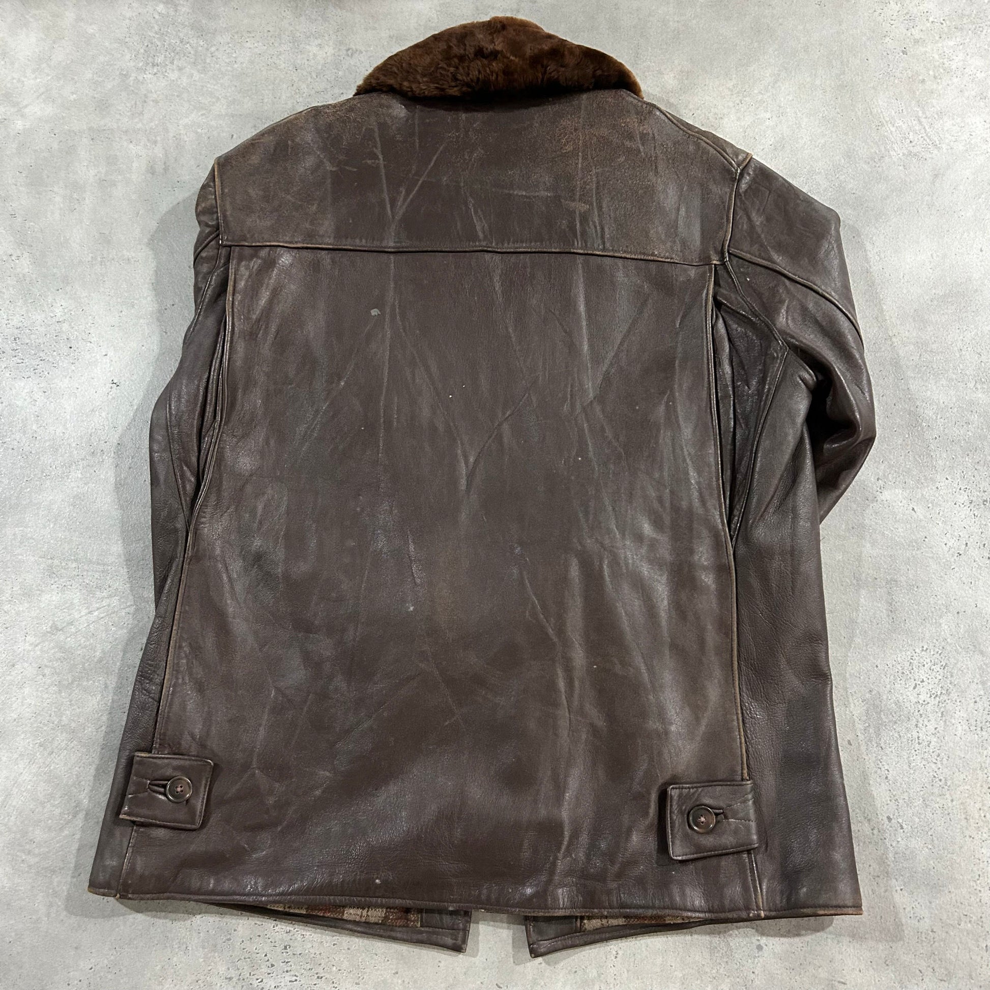 Vintage Mid-Length Leather Jackets