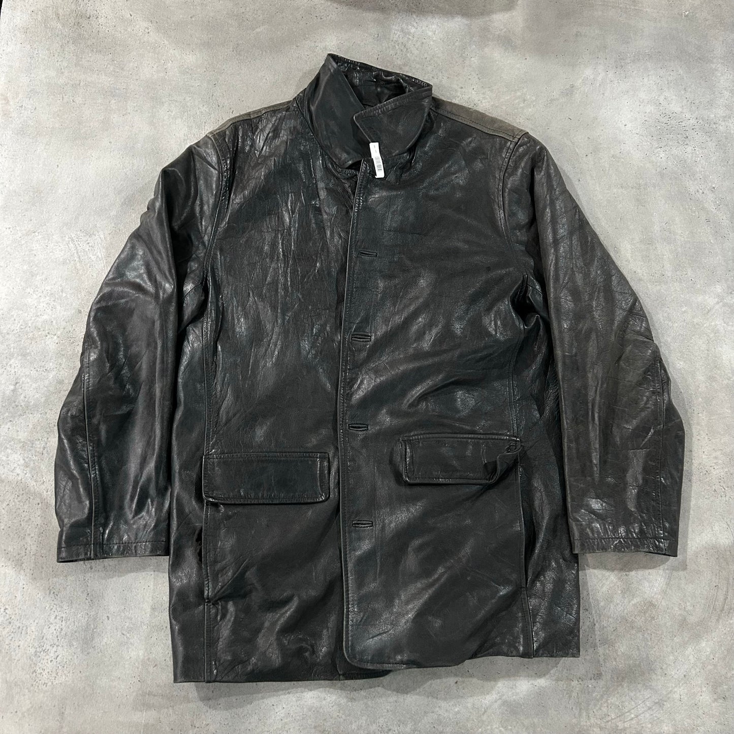 Vintage 70s-90s France Redskins Retro Mid-Length Leather Jackets