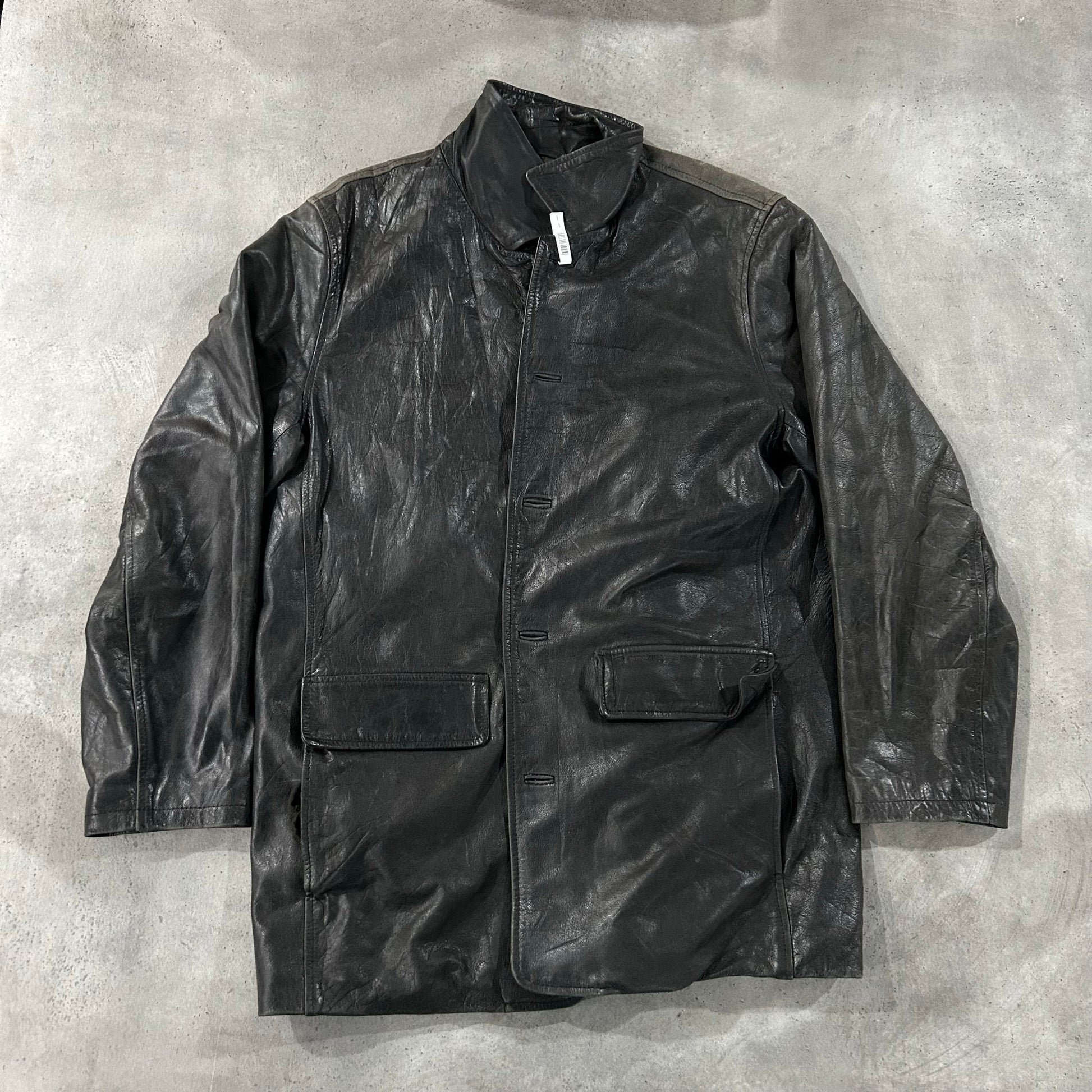 Vintage 70s-90s France Redskins Retro Mid-Length Leather Jackets