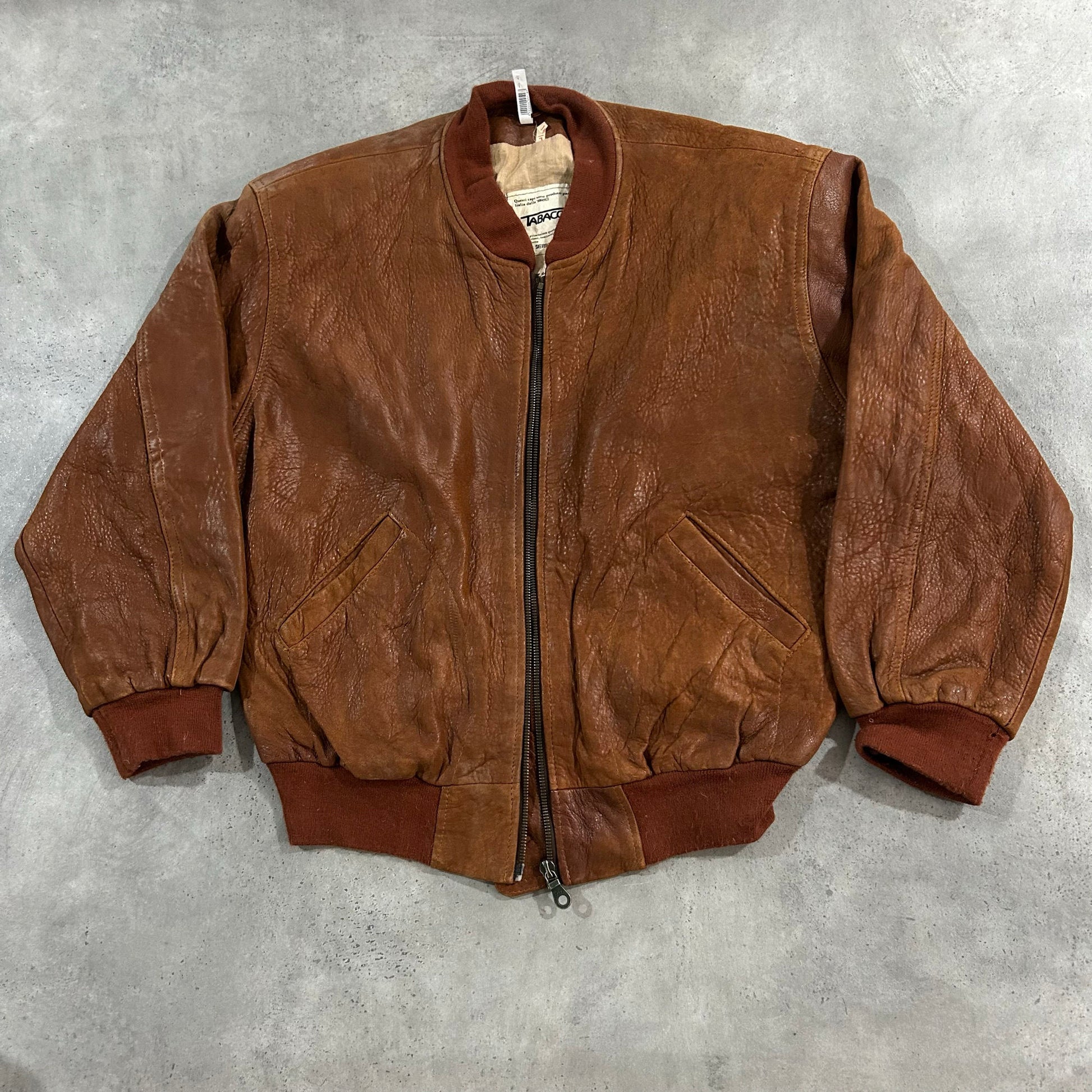 Vintage Italy Retro Flight Leather Jackets