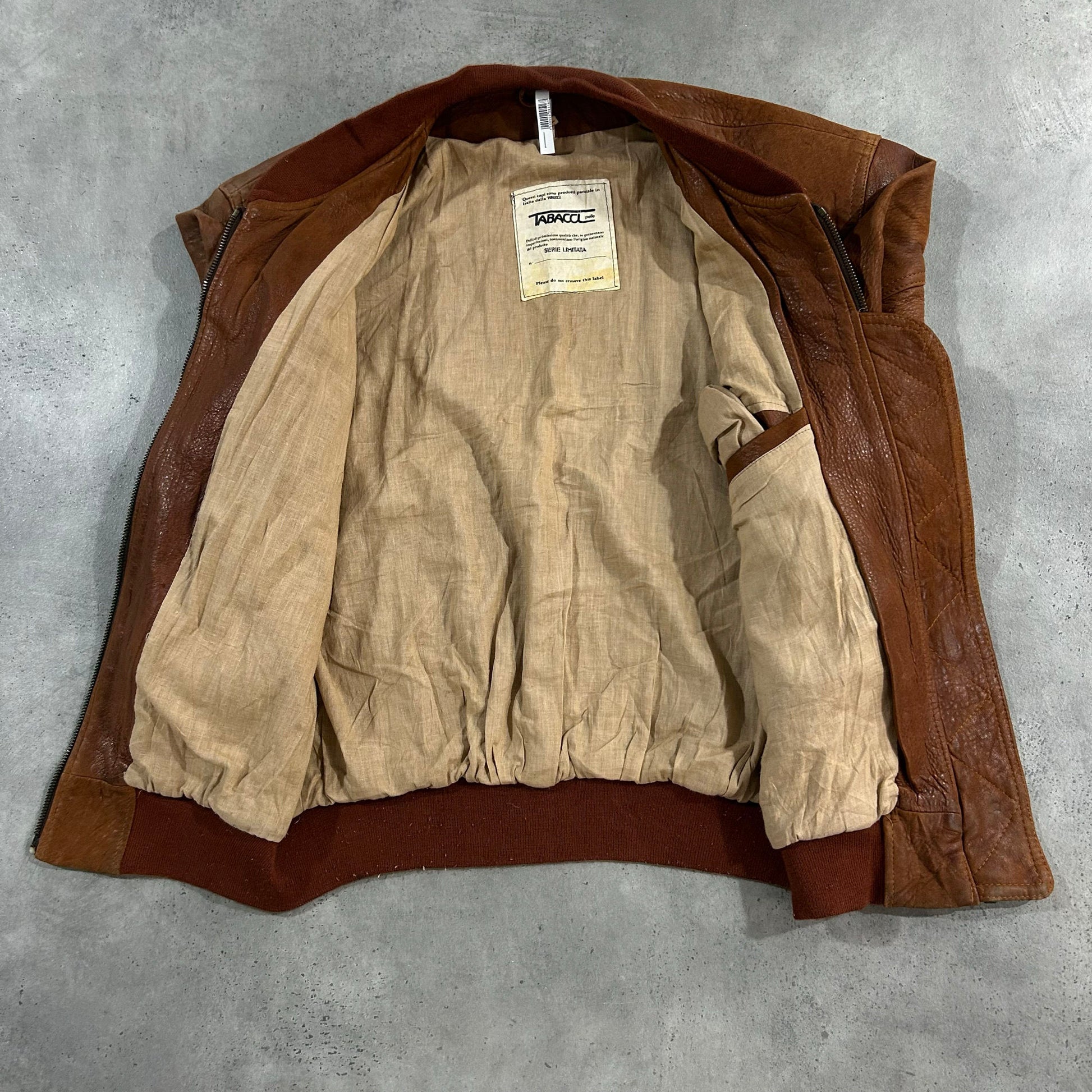 Vintage Italy Retro Flight Leather Jackets
