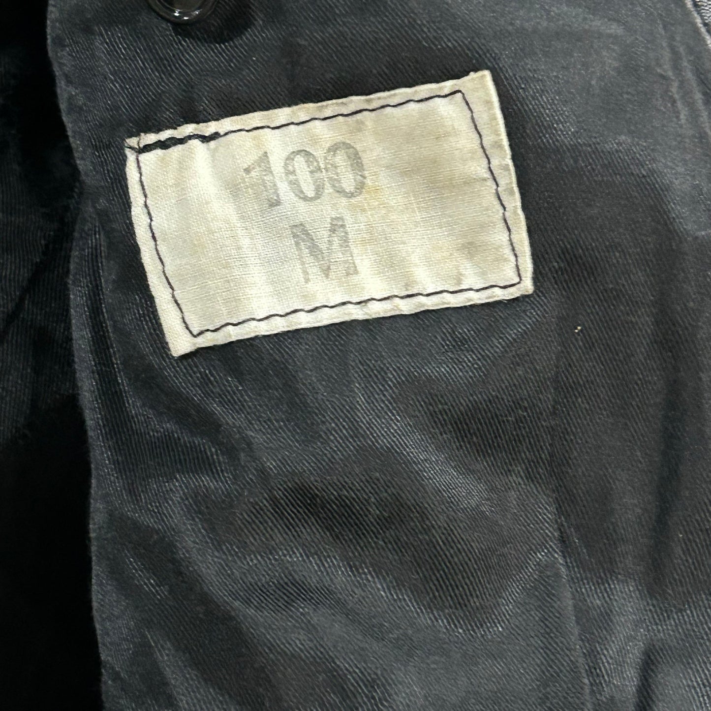 Vintage 70s-90s France Military Mid-Length Leather Jackets