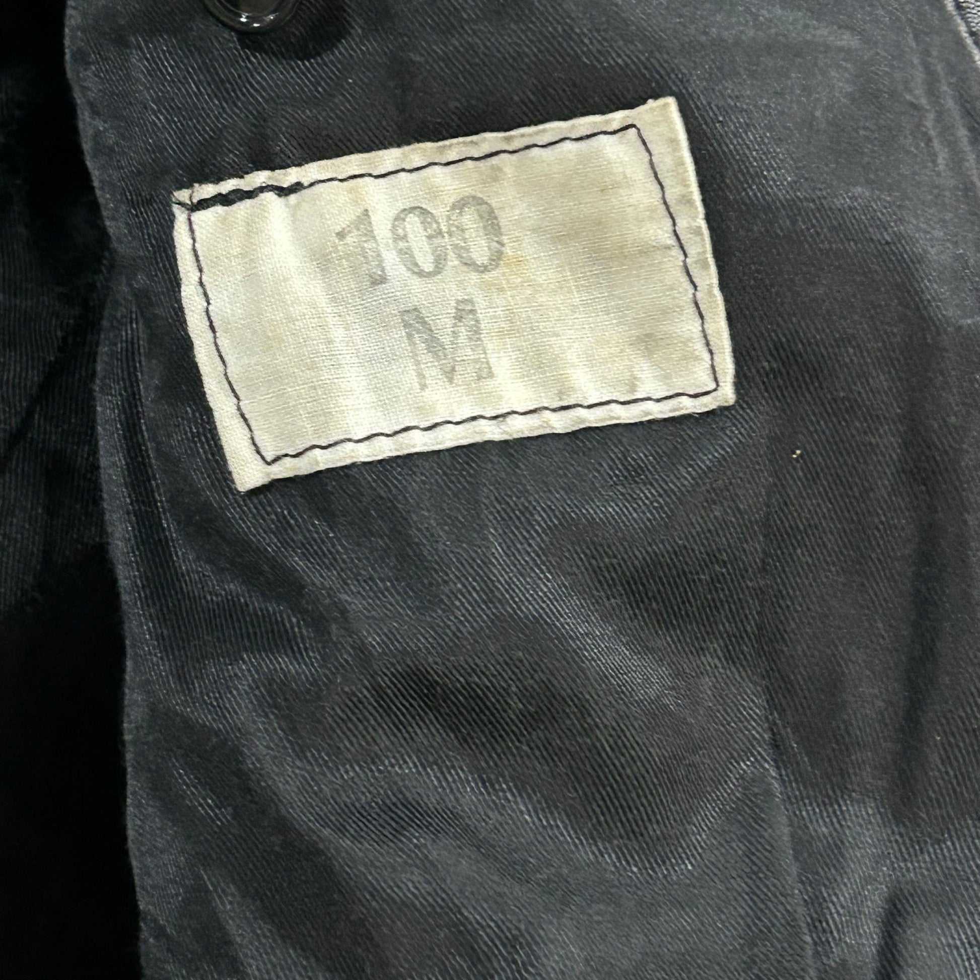 Vintage 70s-90s France Military Mid-Length Leather Jackets