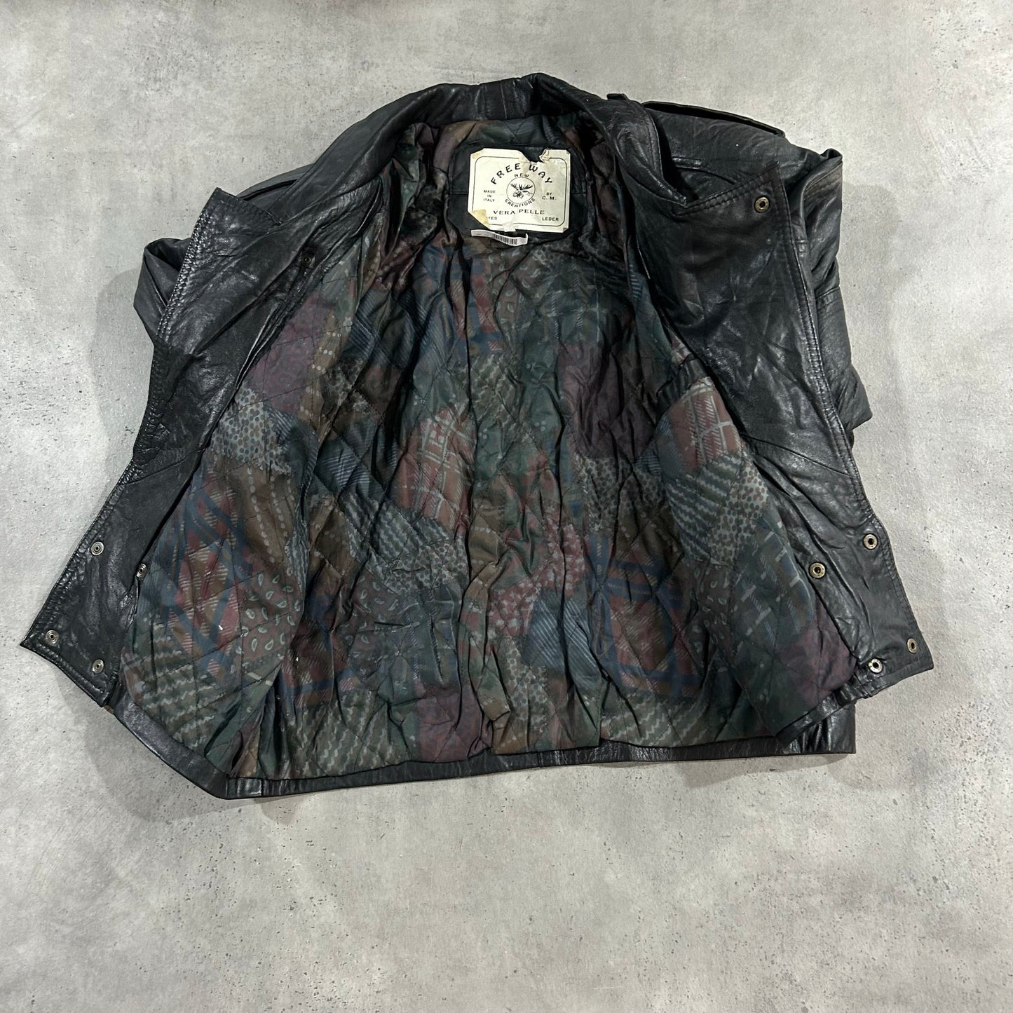 Vintage 70s-90s Italy Retro Leather Jackets