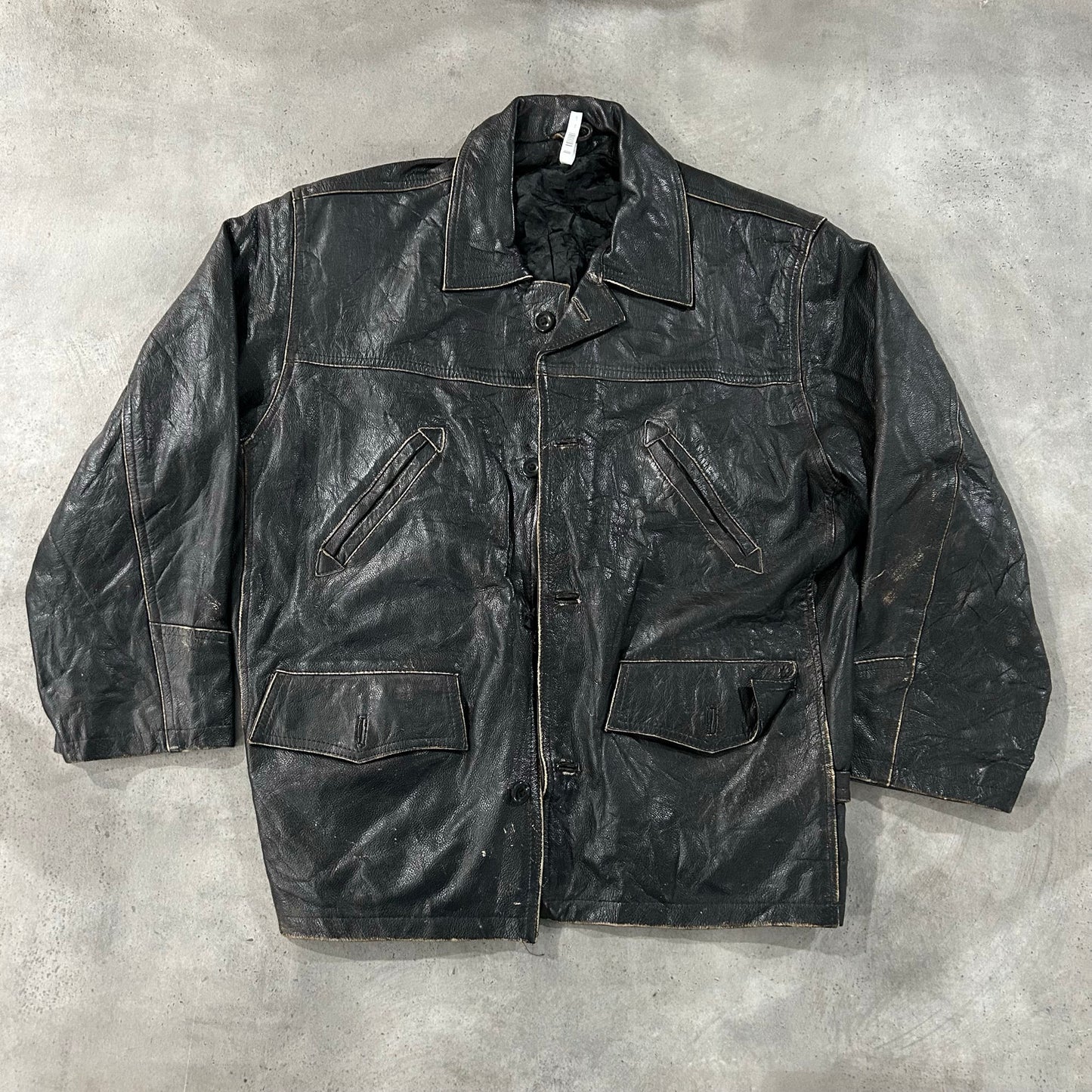 Vintage Mid-Length Leather Jackets