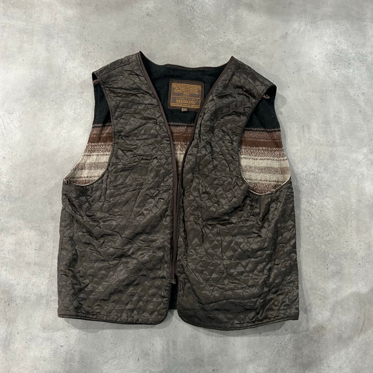 Vintage 70s-90s France Redskins Retro Vests