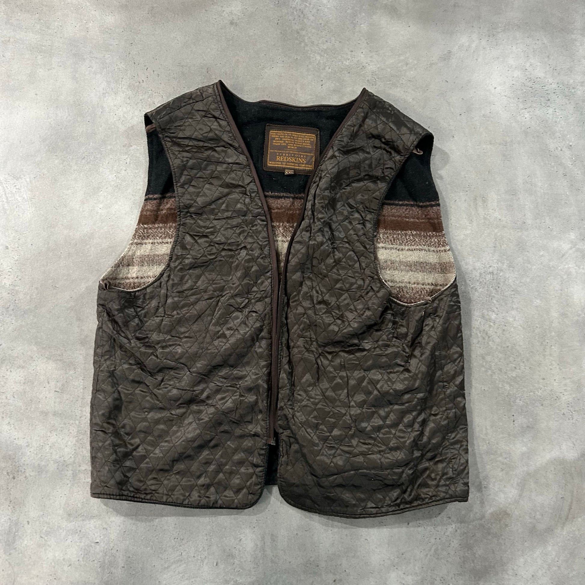Vintage 70s-90s France Redskins Retro Vests