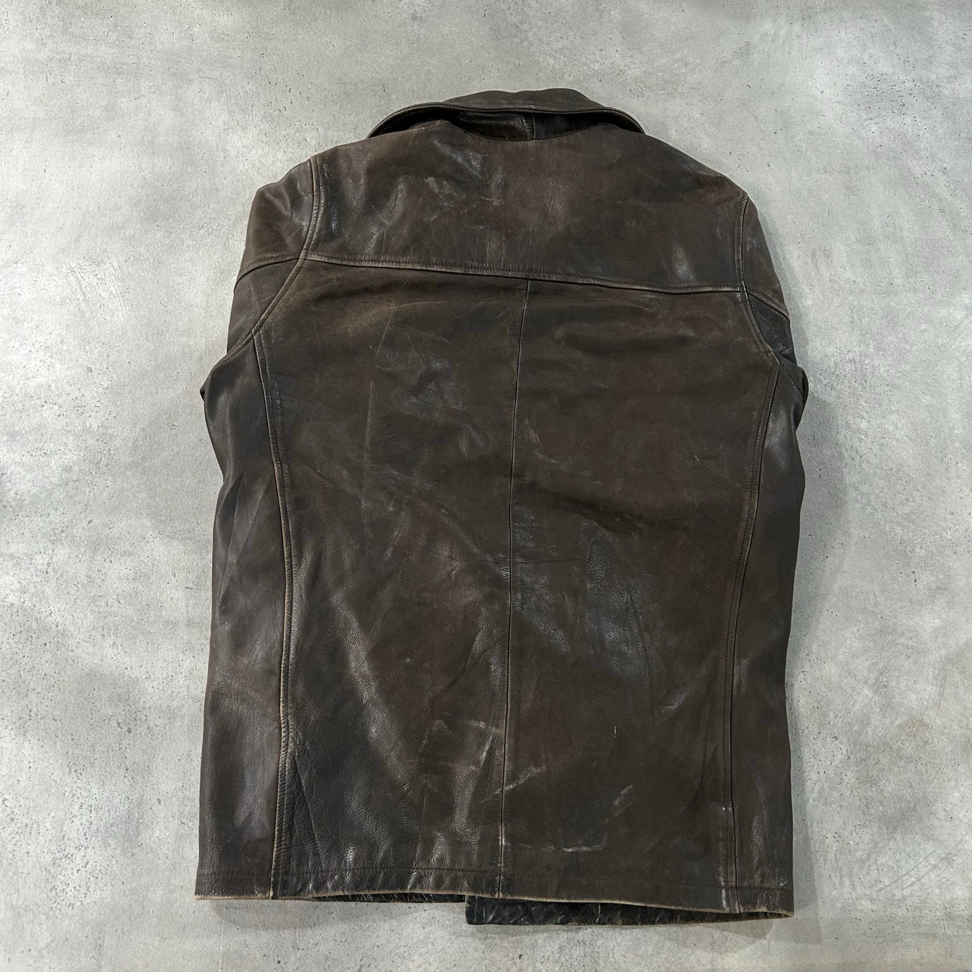 Vintage 70s-90s France Redskins Retro Mid-Length Leather Jackets