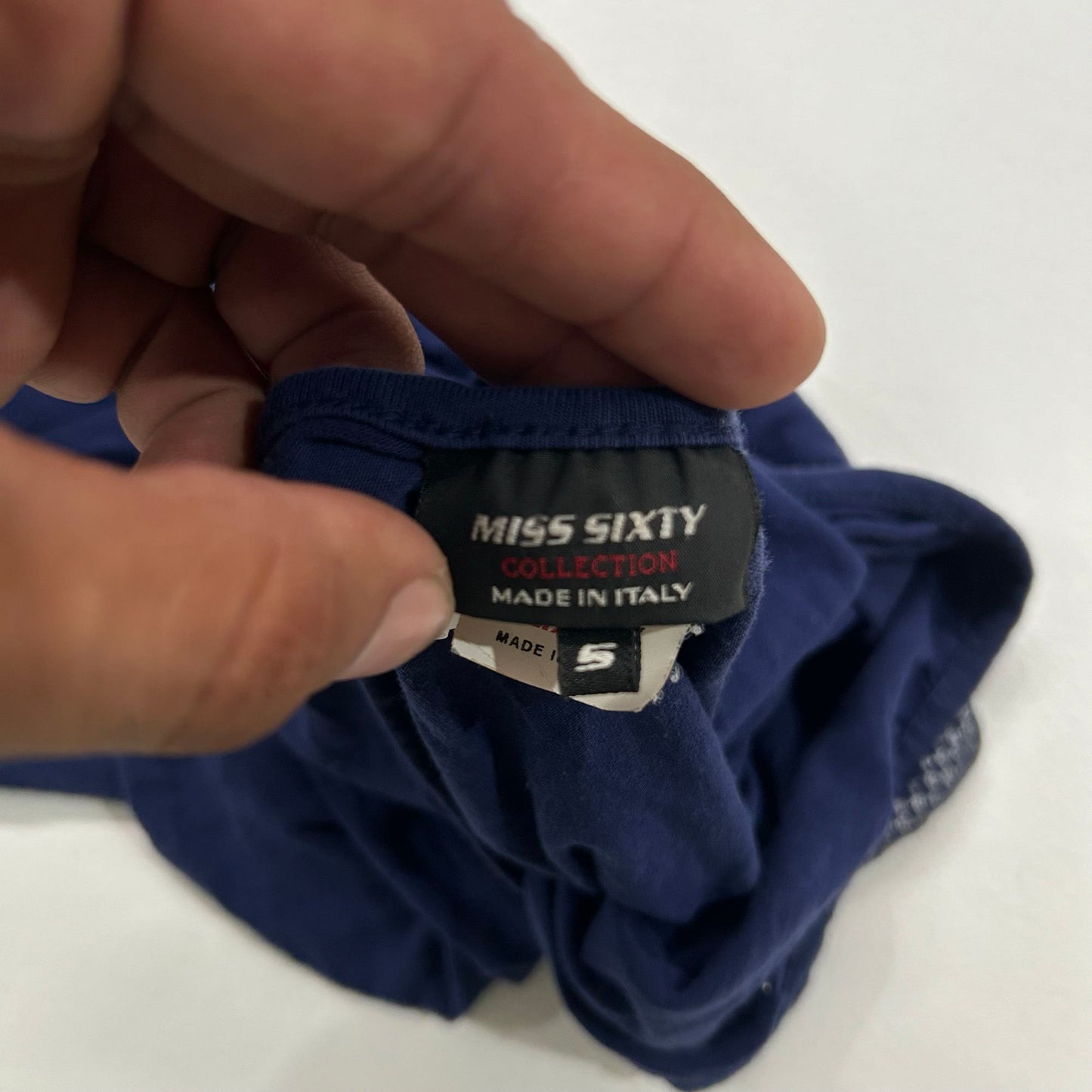 Italy Y2K Printed Miss Sixty T-Shirt