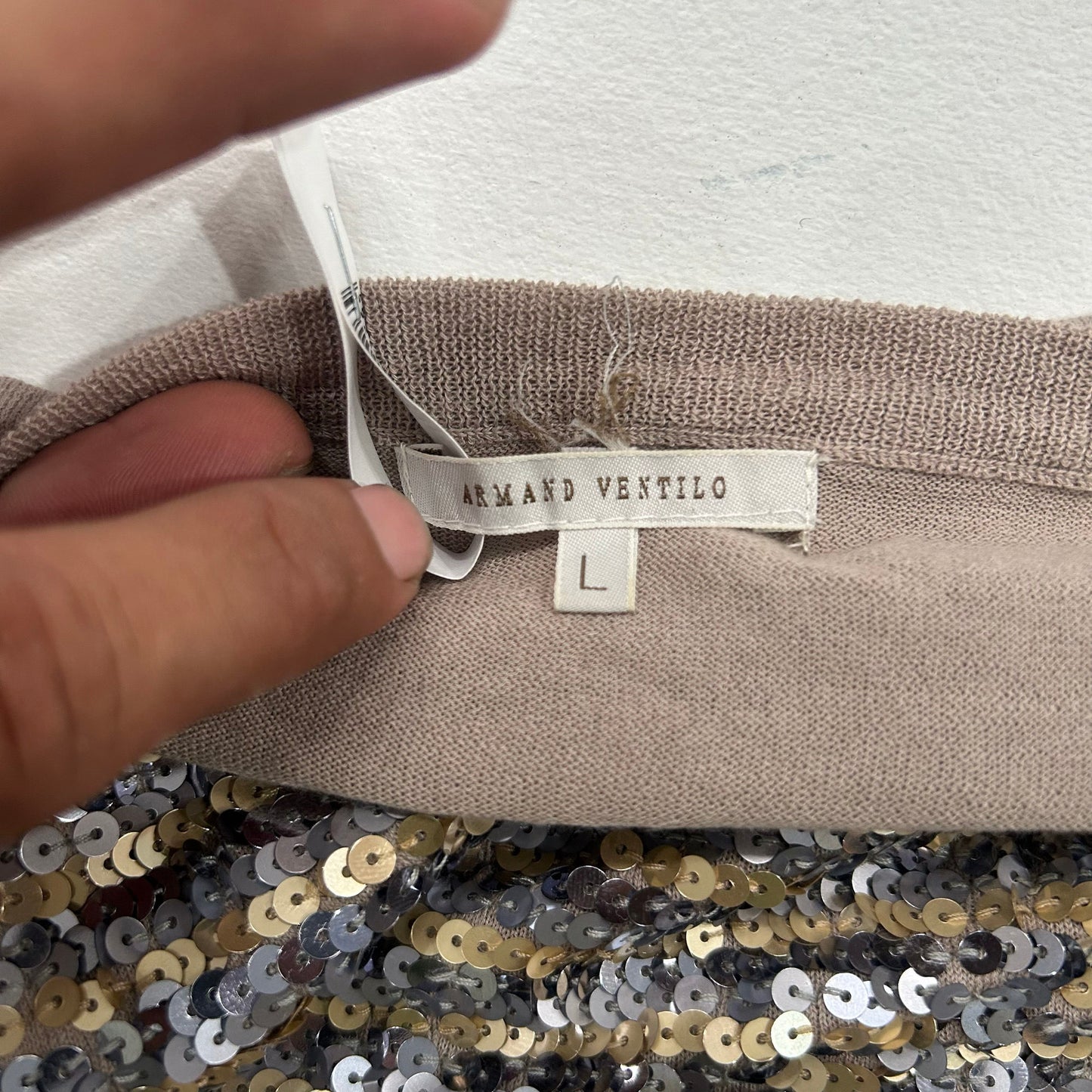 Y2K Sequins Armand Ventilo Tank/Cami