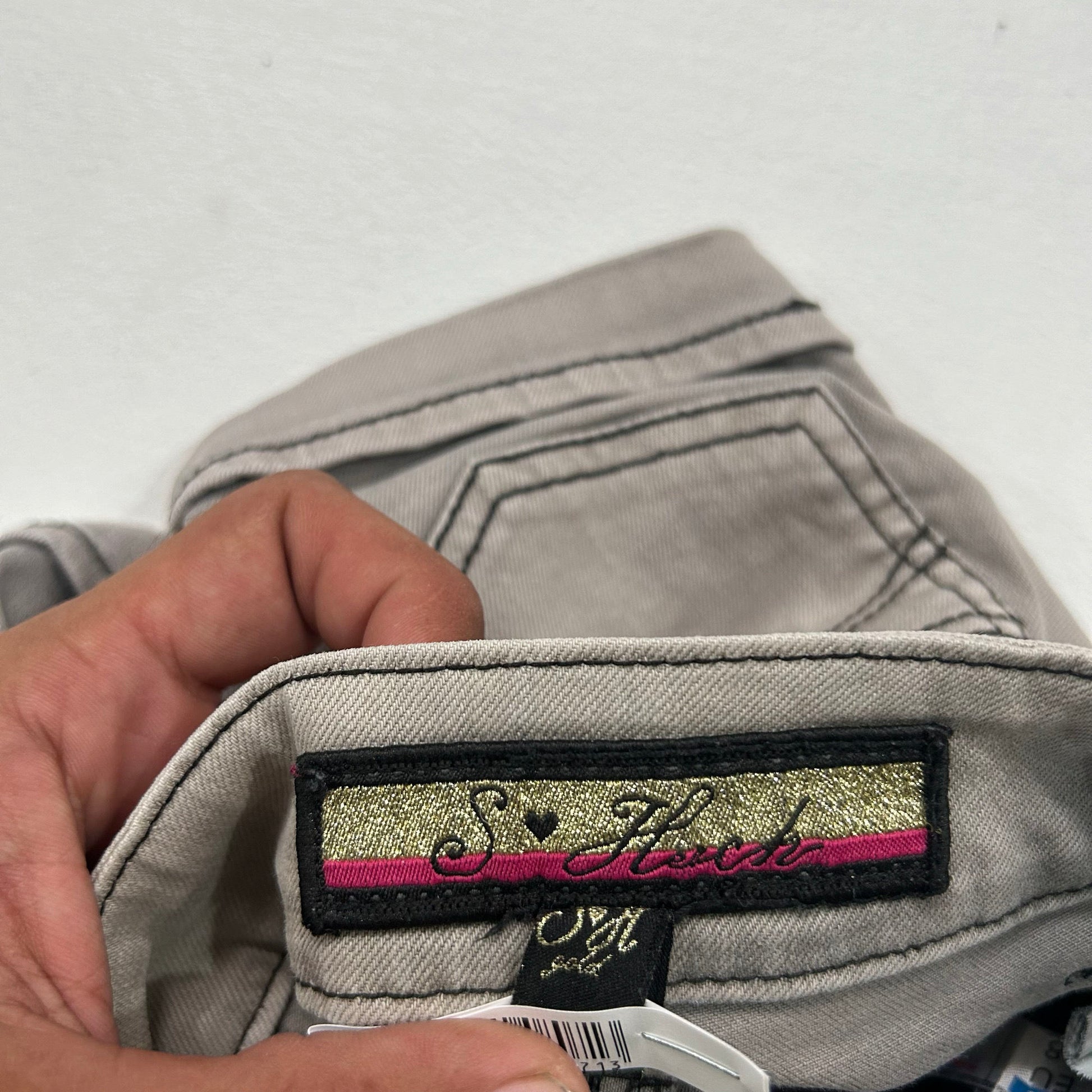 Y2K Rhinestone Low-Rise Shorts