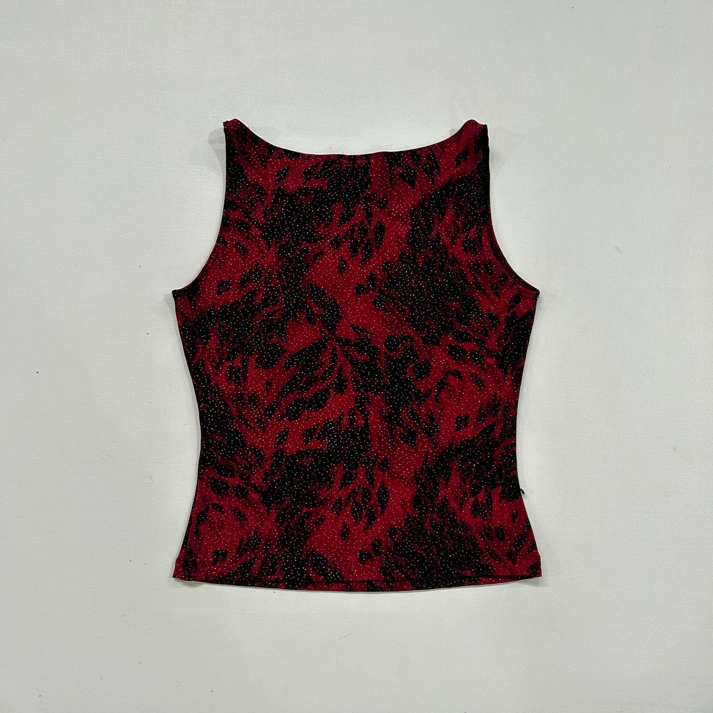 USA Y2K Metallic Printed Tank/Cami