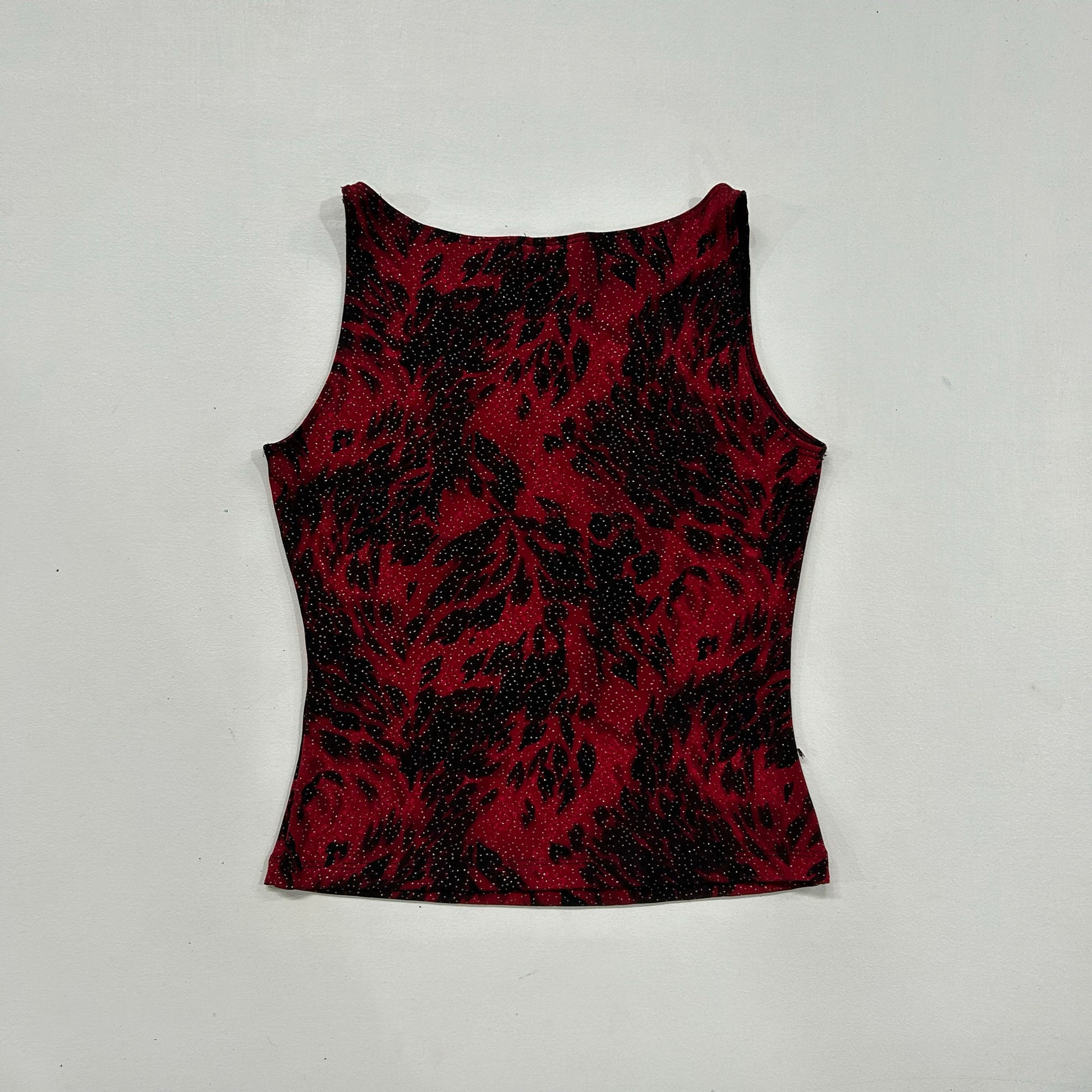 USA Y2K Metallic Printed Tank/Cami
