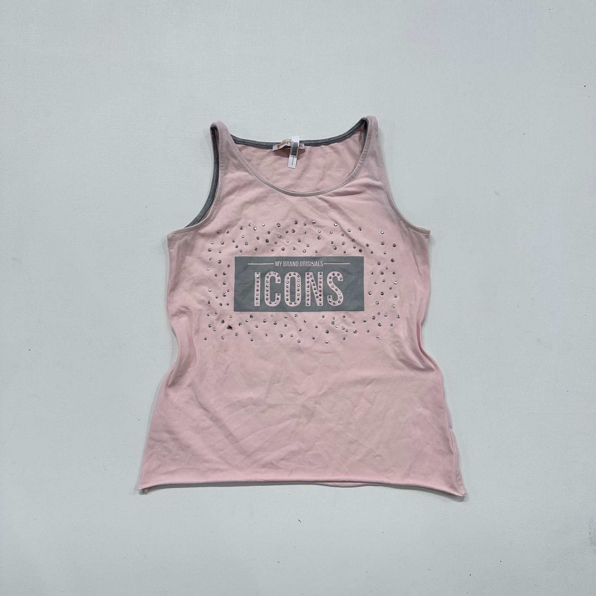 Y2K Rhinestone Printed Tank/Cami