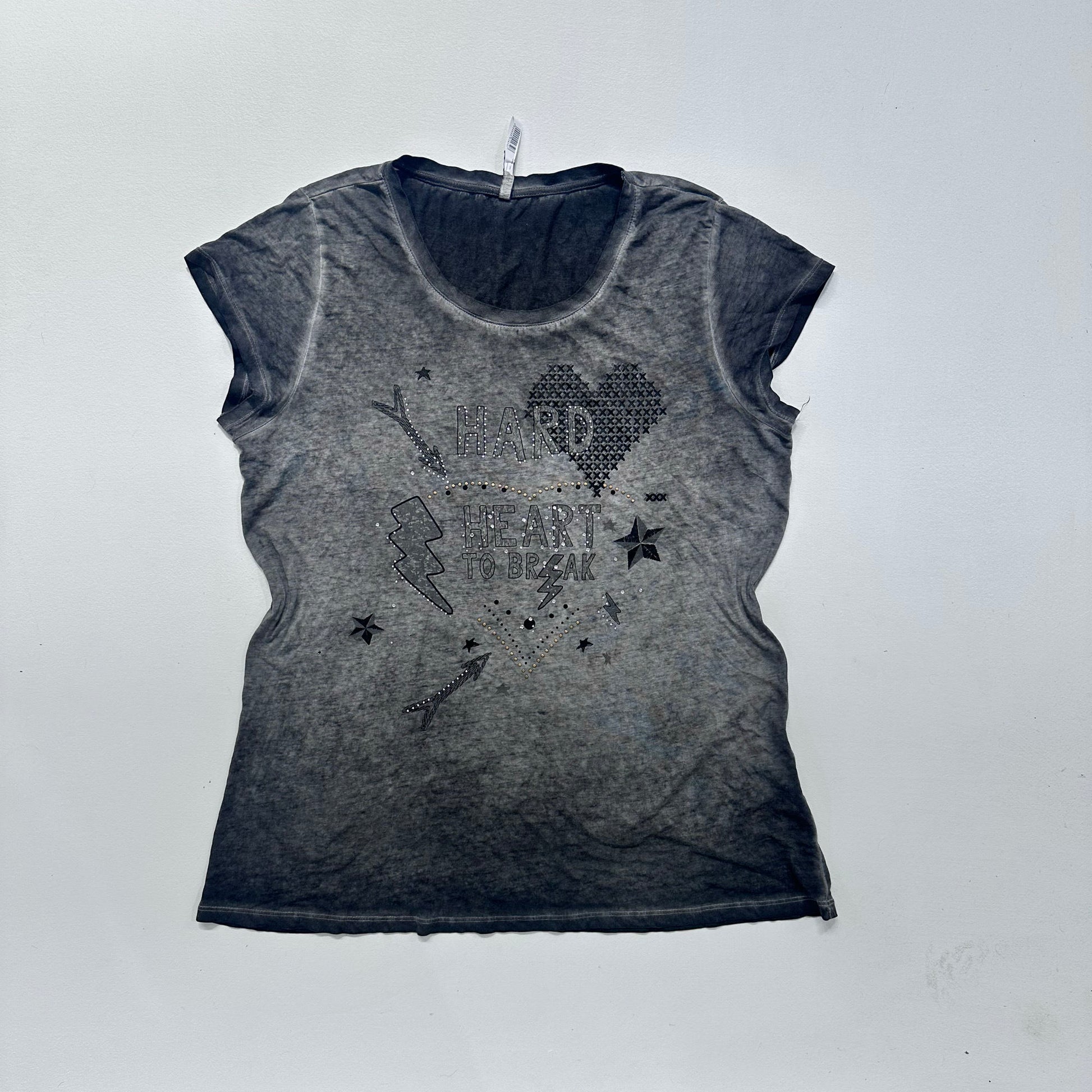 Y2K Rhinestone Printed T-Shirt