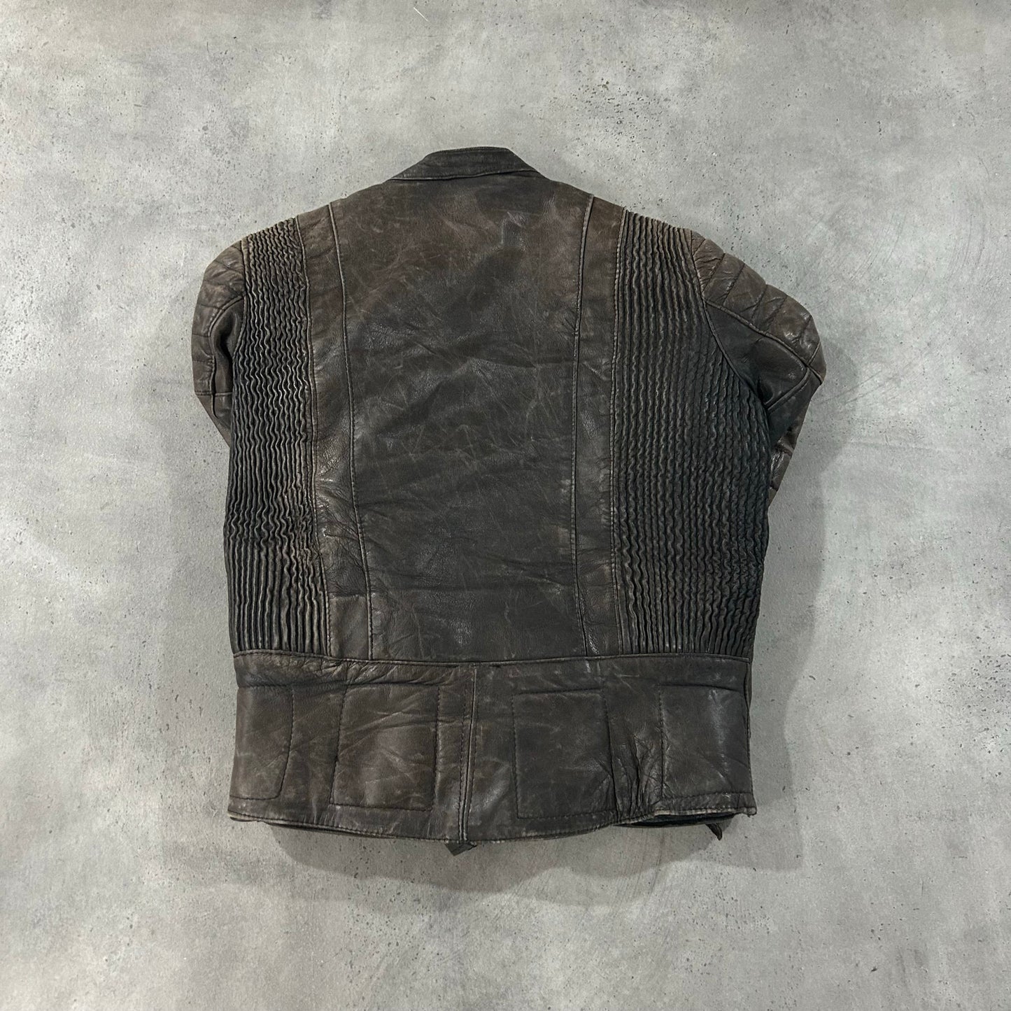 Vintage Rifle Retro Motorcycle Leather Jackets