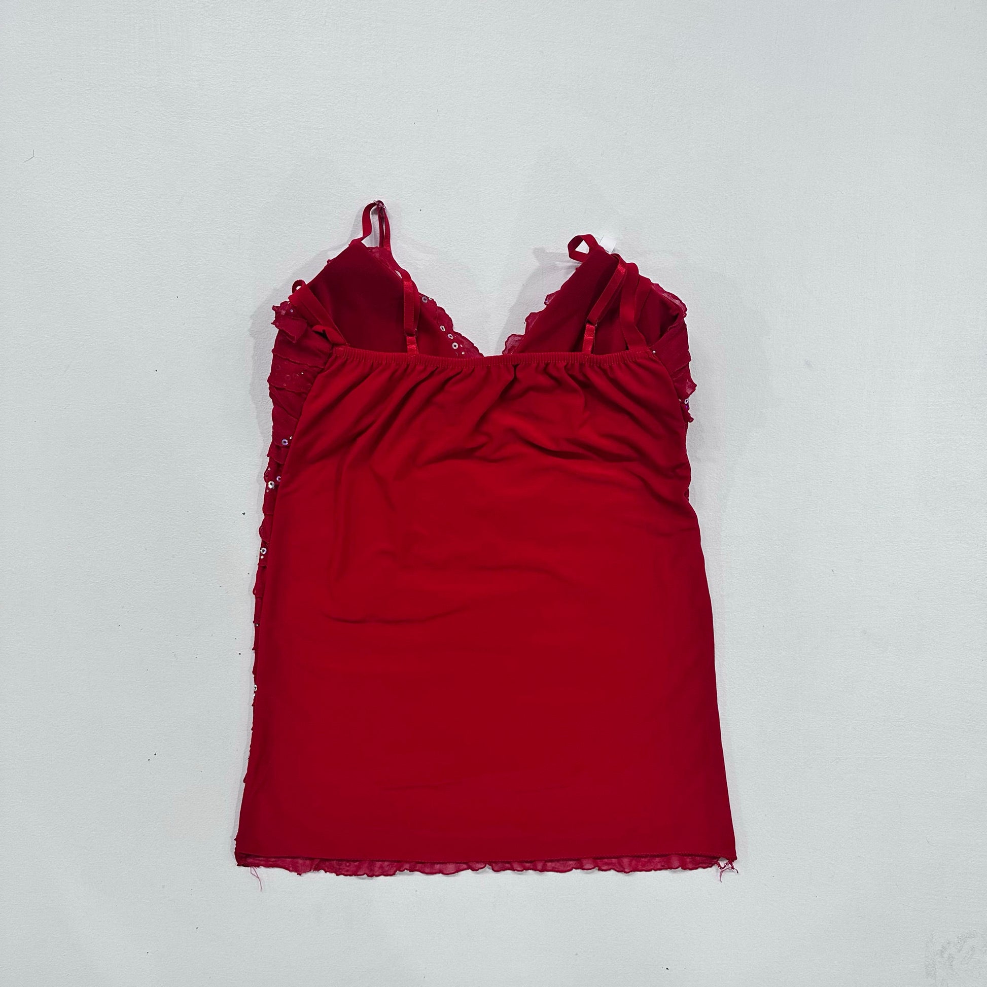 Y2K Sequins Mesh Tank/Cami